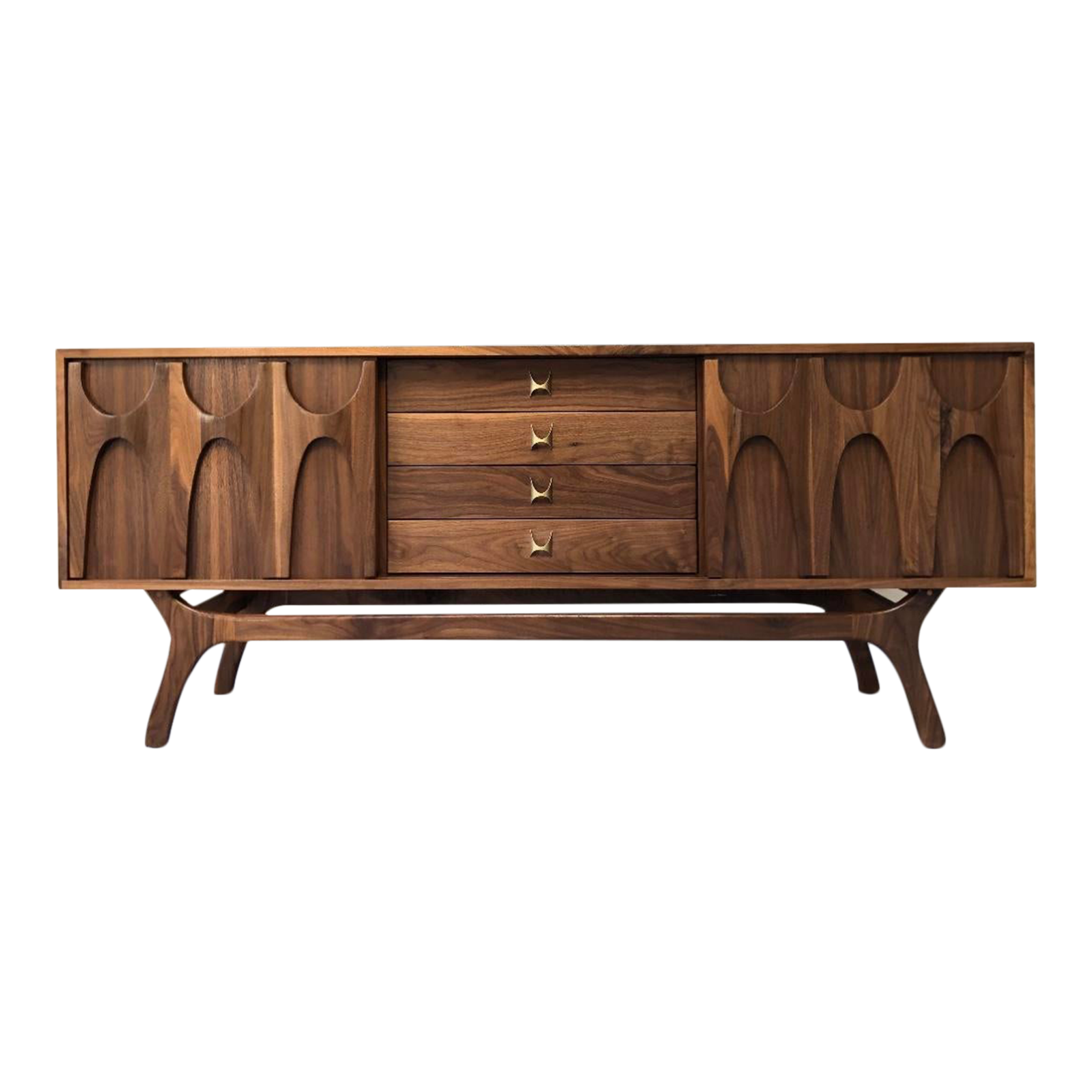 72" Brasilia Style Credenza Sideboard /Custom Made Chairish