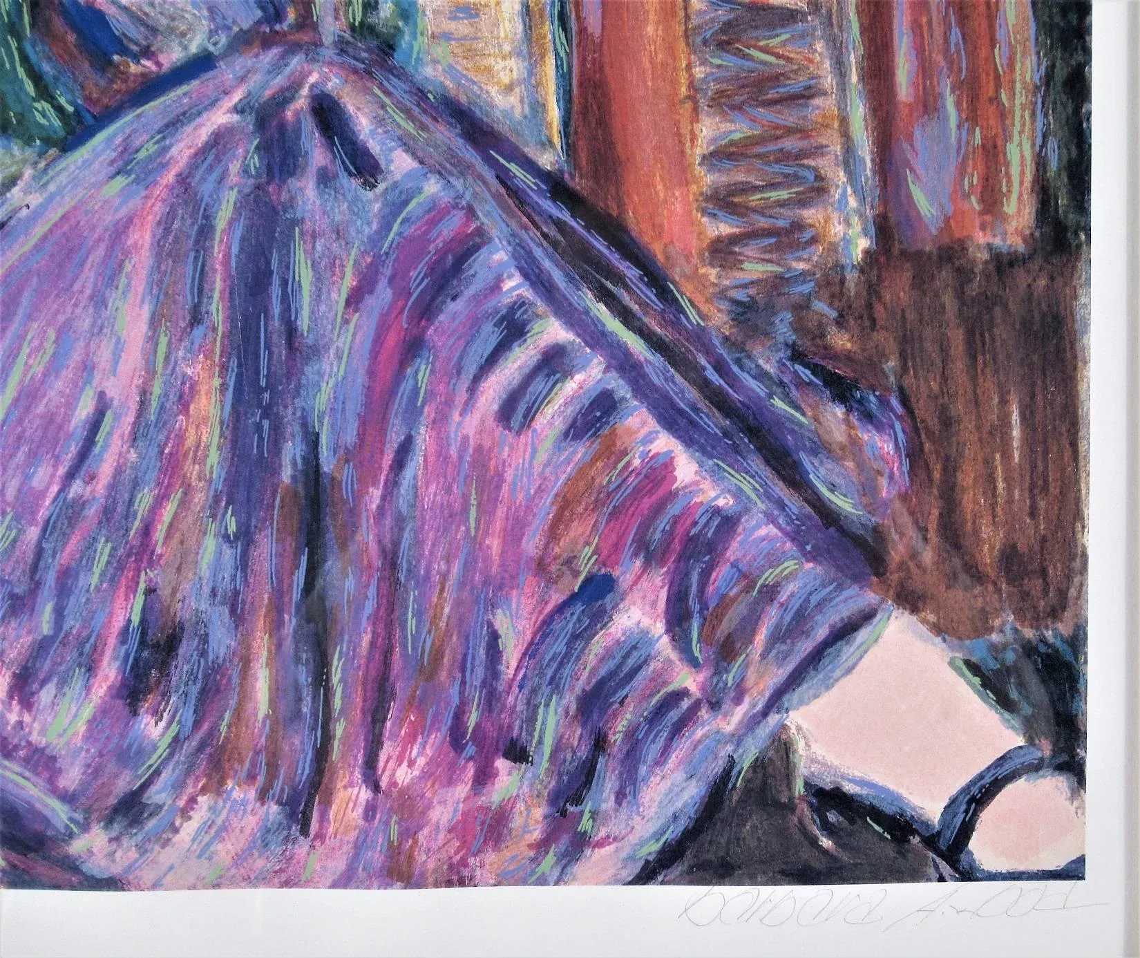 Barbara A. Wood, Pensive Woman, Circa 1980 | Chairish