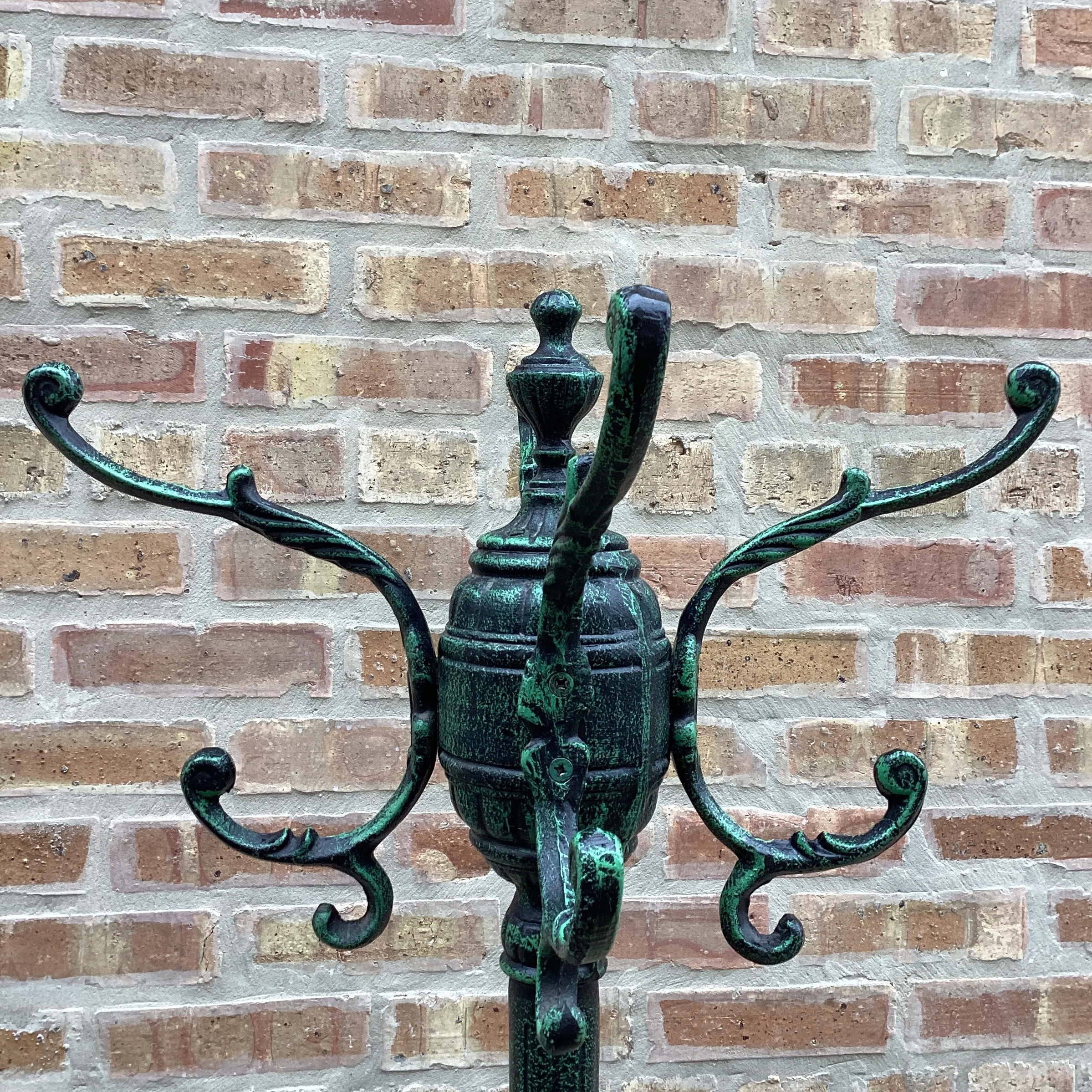 Antique English Style Cast Iron Coat Rack 1940 Chairish