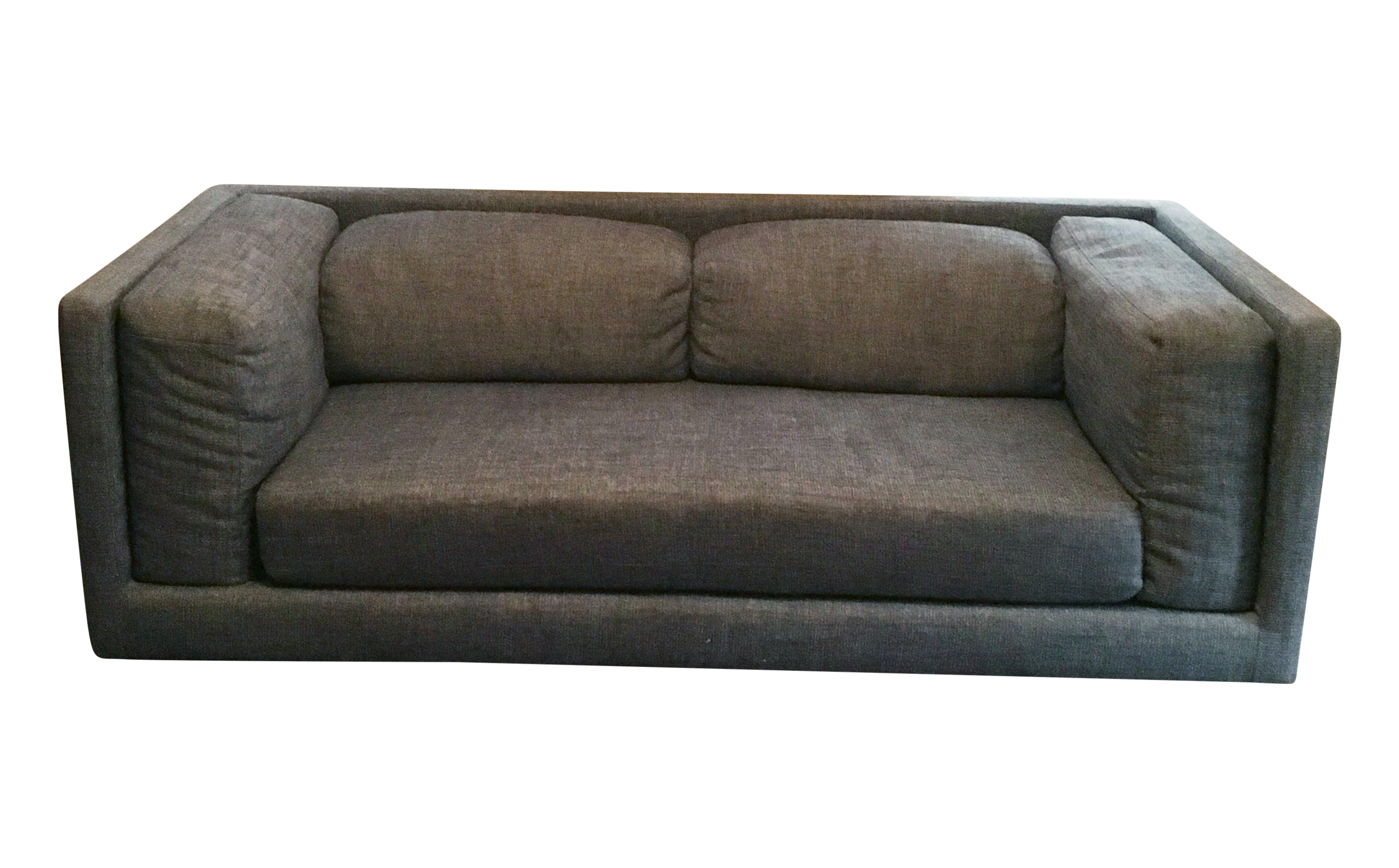 Cb2 Bolla Carbon Sofa Chairish
