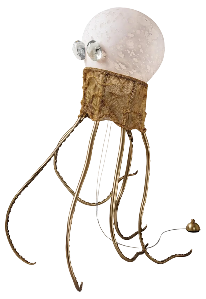 Octopus Floor Lamp Sculpture by Ludovic Clément Darmont | Chairish