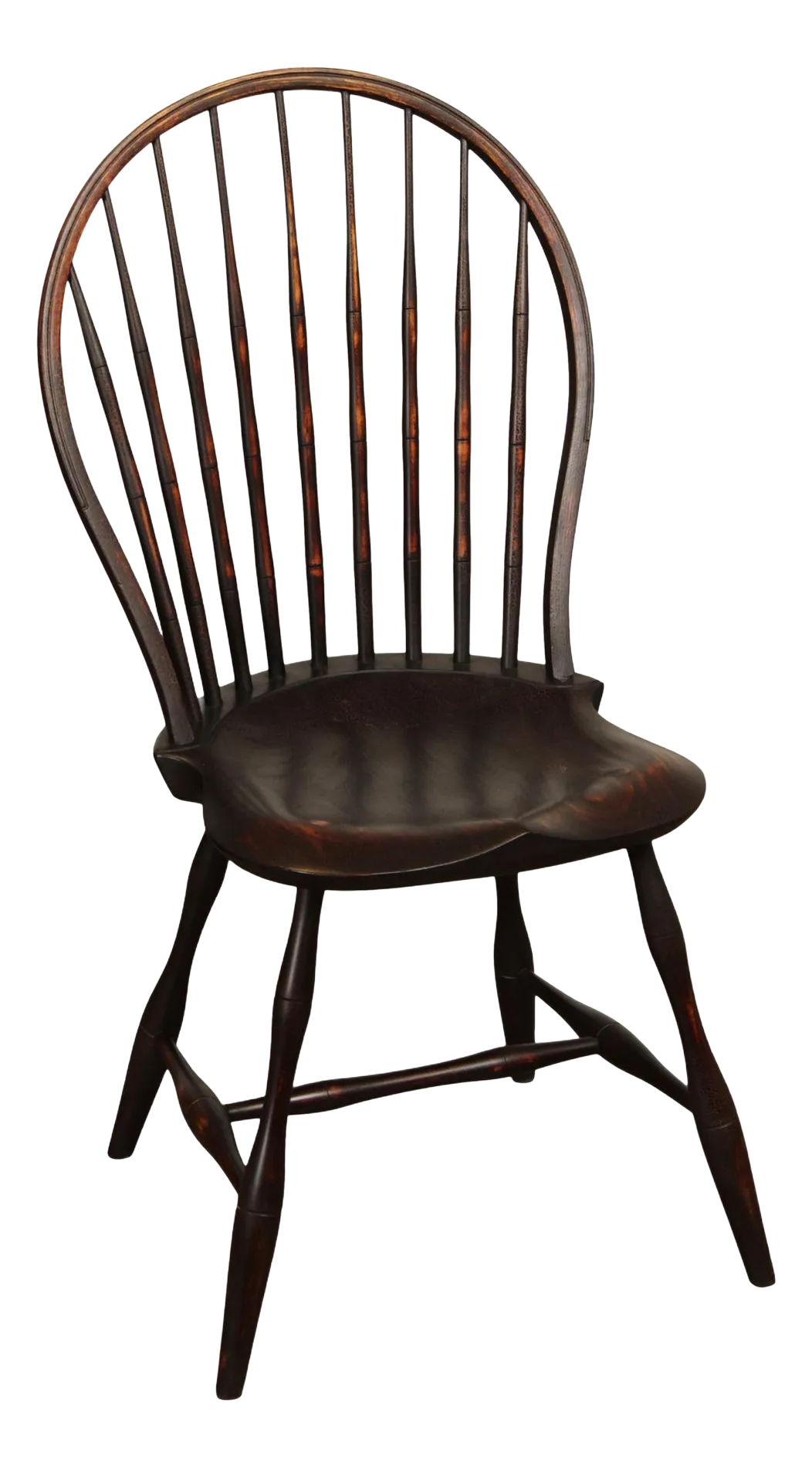 Dimes Distress Painted Windsor Side Chair Chairish