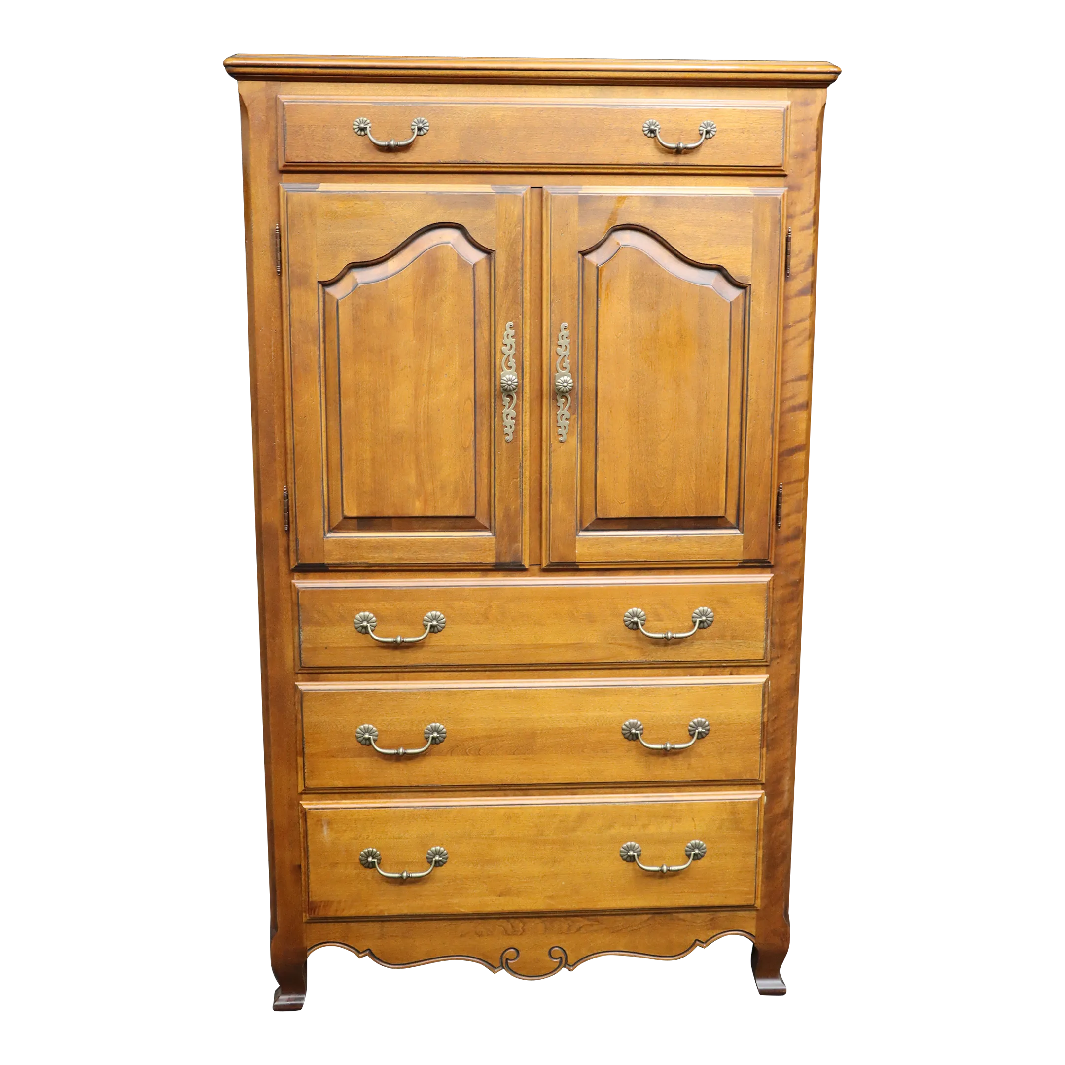 Ethan Allen XV Style Cherry Linen Chest