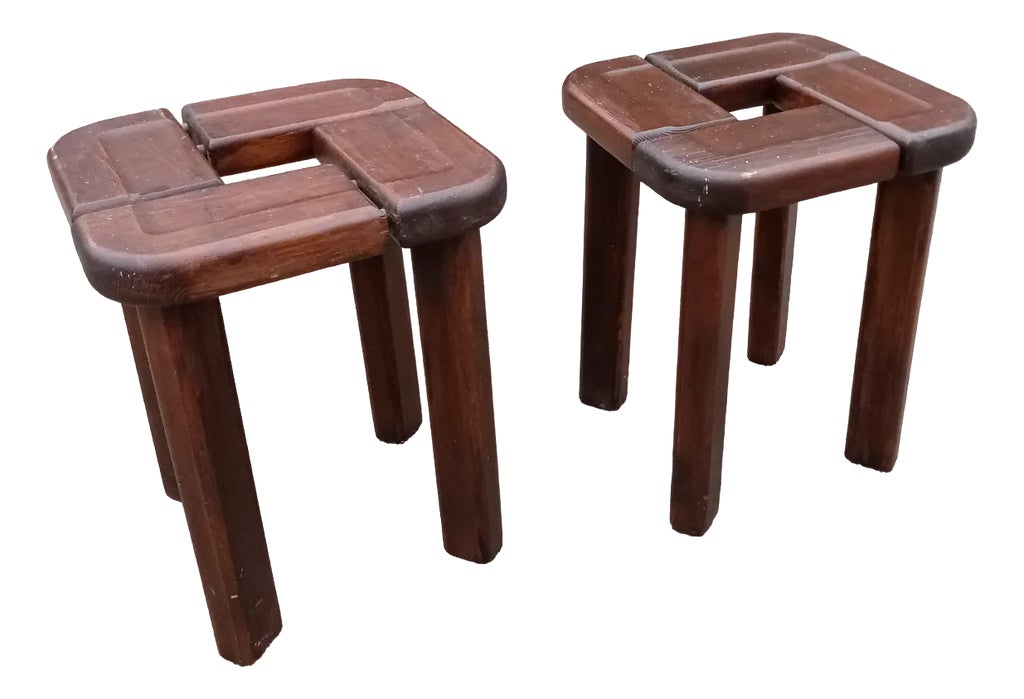 Set of Finnish Stools by Olof Ottelin, 1958