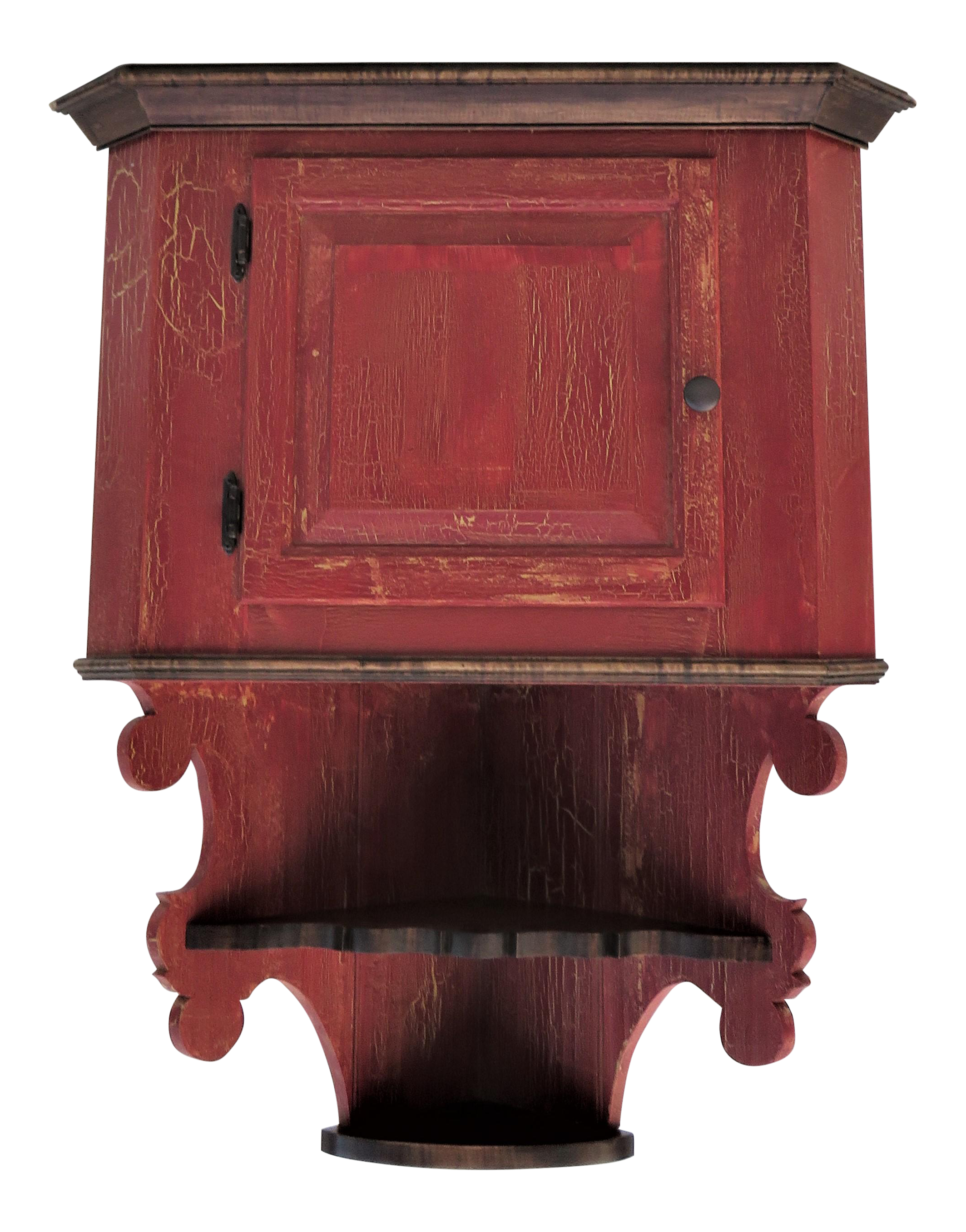 Custom Made Distressed Hanging Corner Chairish