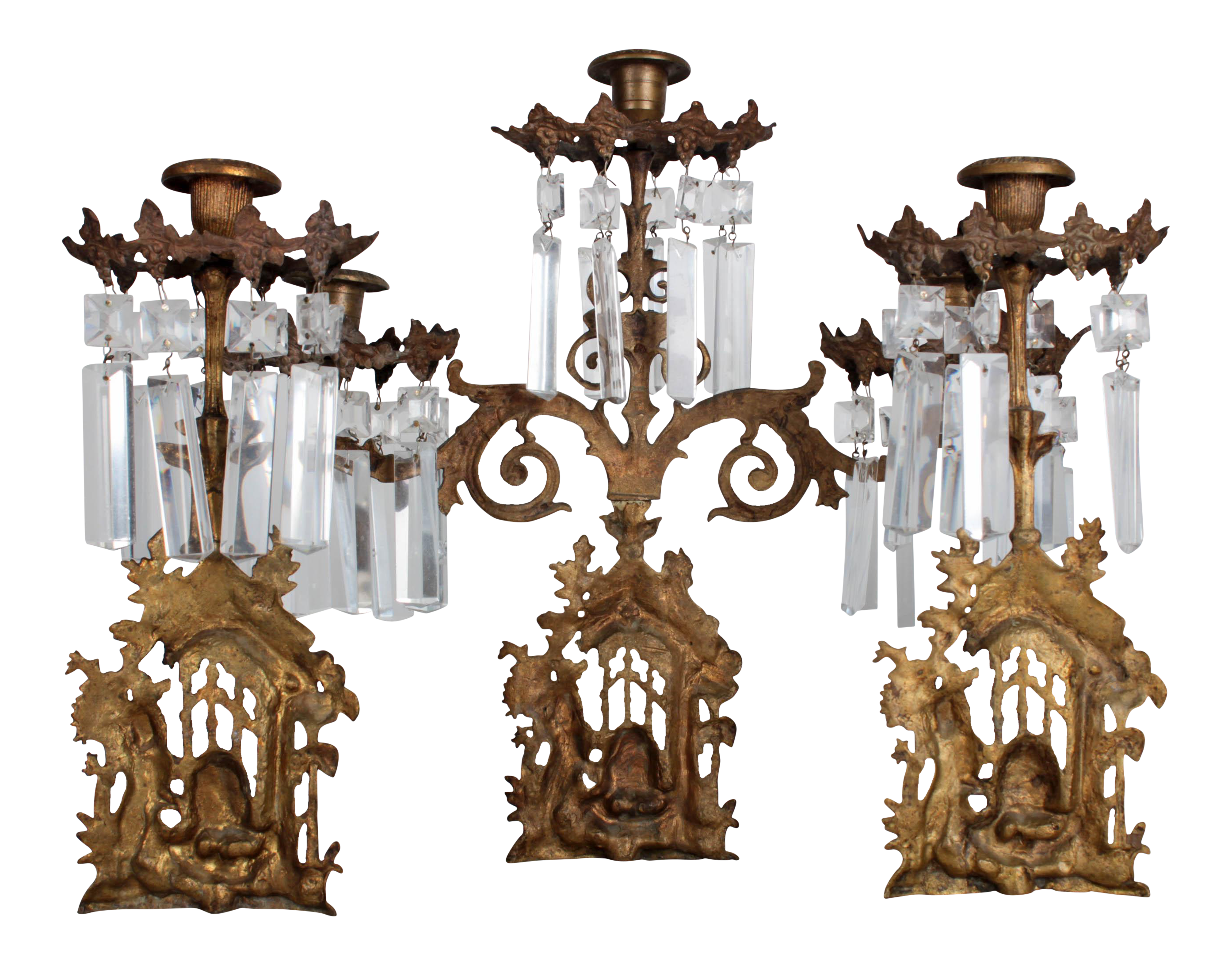 Vintage & Used Neoclassical Candle Holders