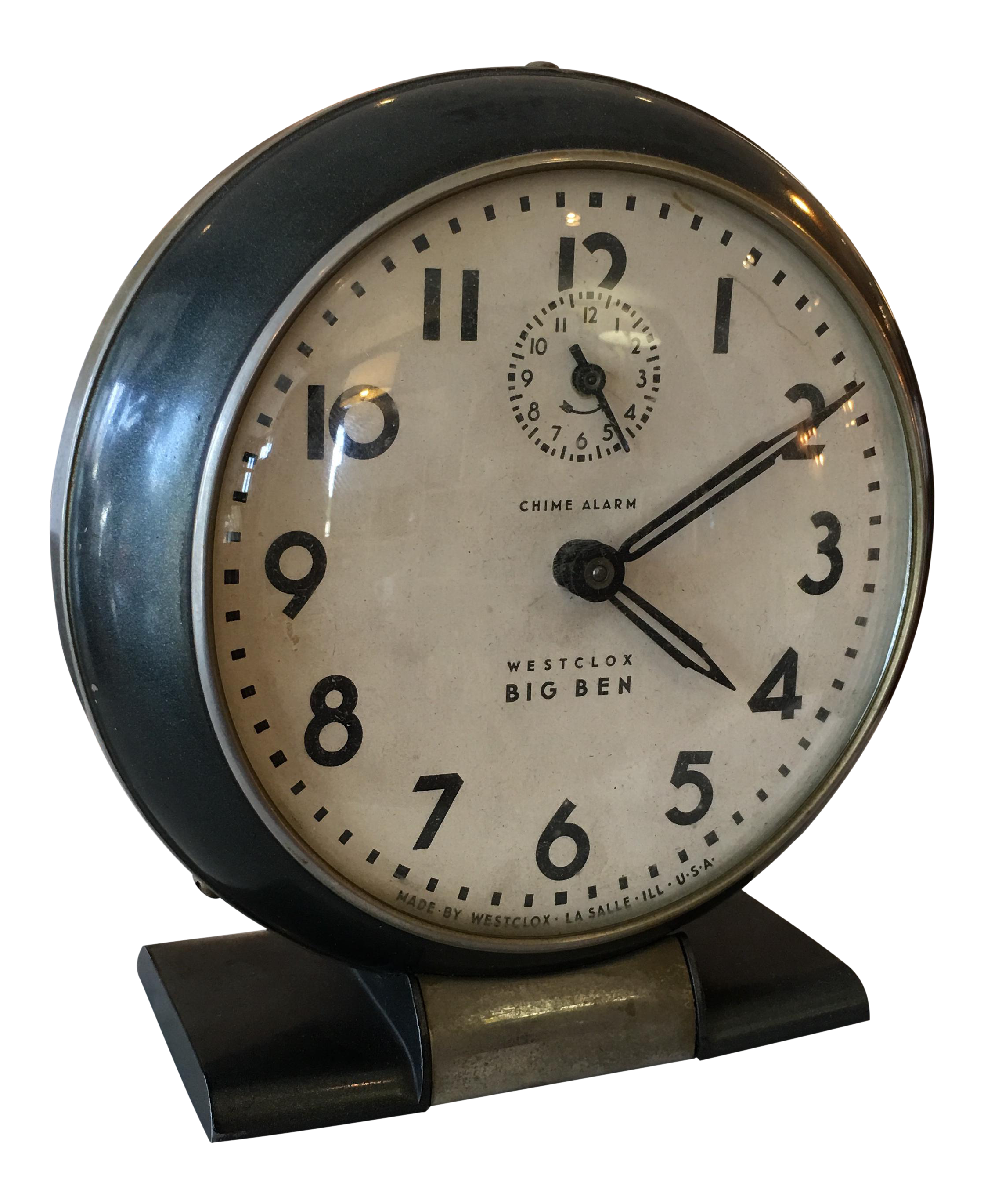 Westclox Big Ben Black Alarm Clock Chairish