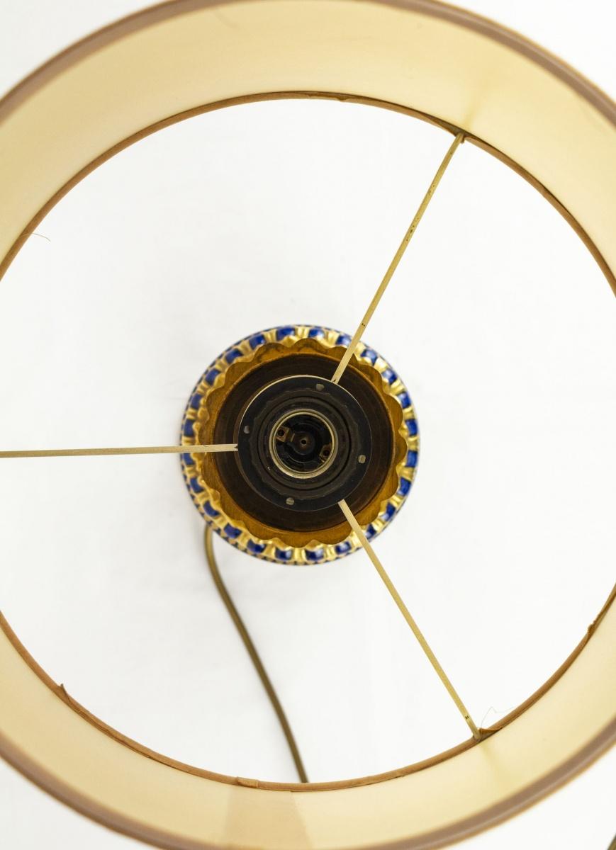 Porcelain Table Lamp by Giulia Mangani, Florence, Italy, 1960s