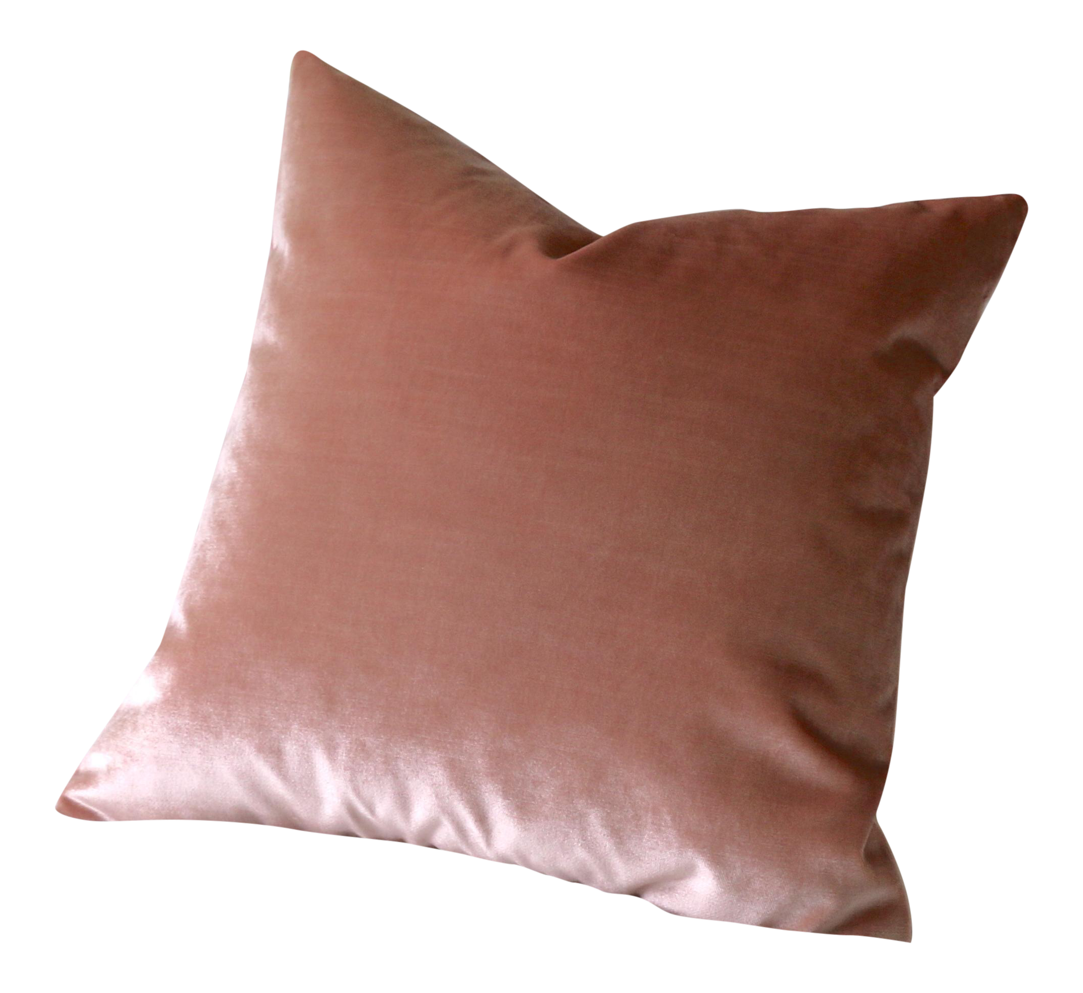 Silk Blush Velvet Pillow Chairish
