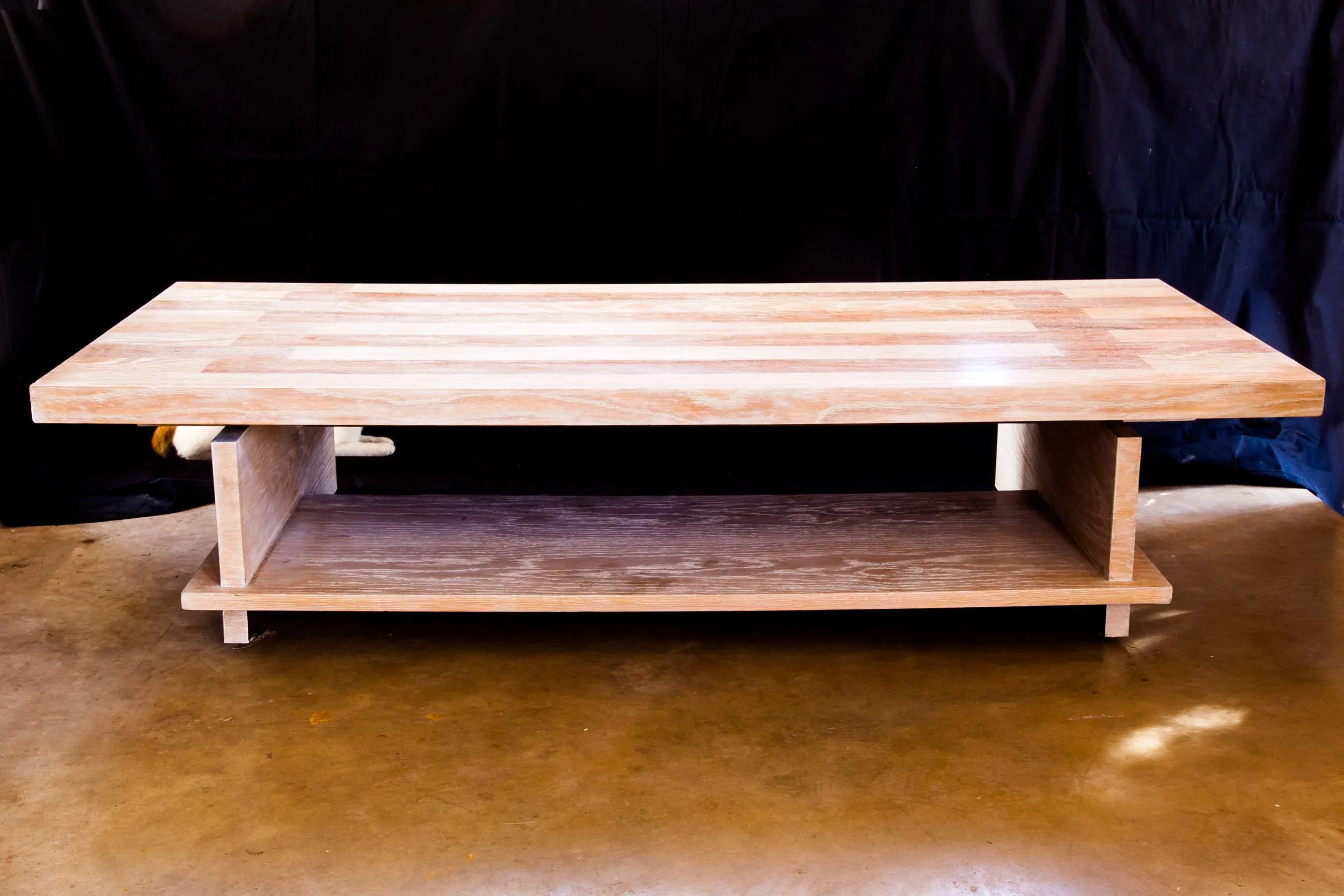 Lane Altavista Coastal Constructivist Cerused White Oak Walnut