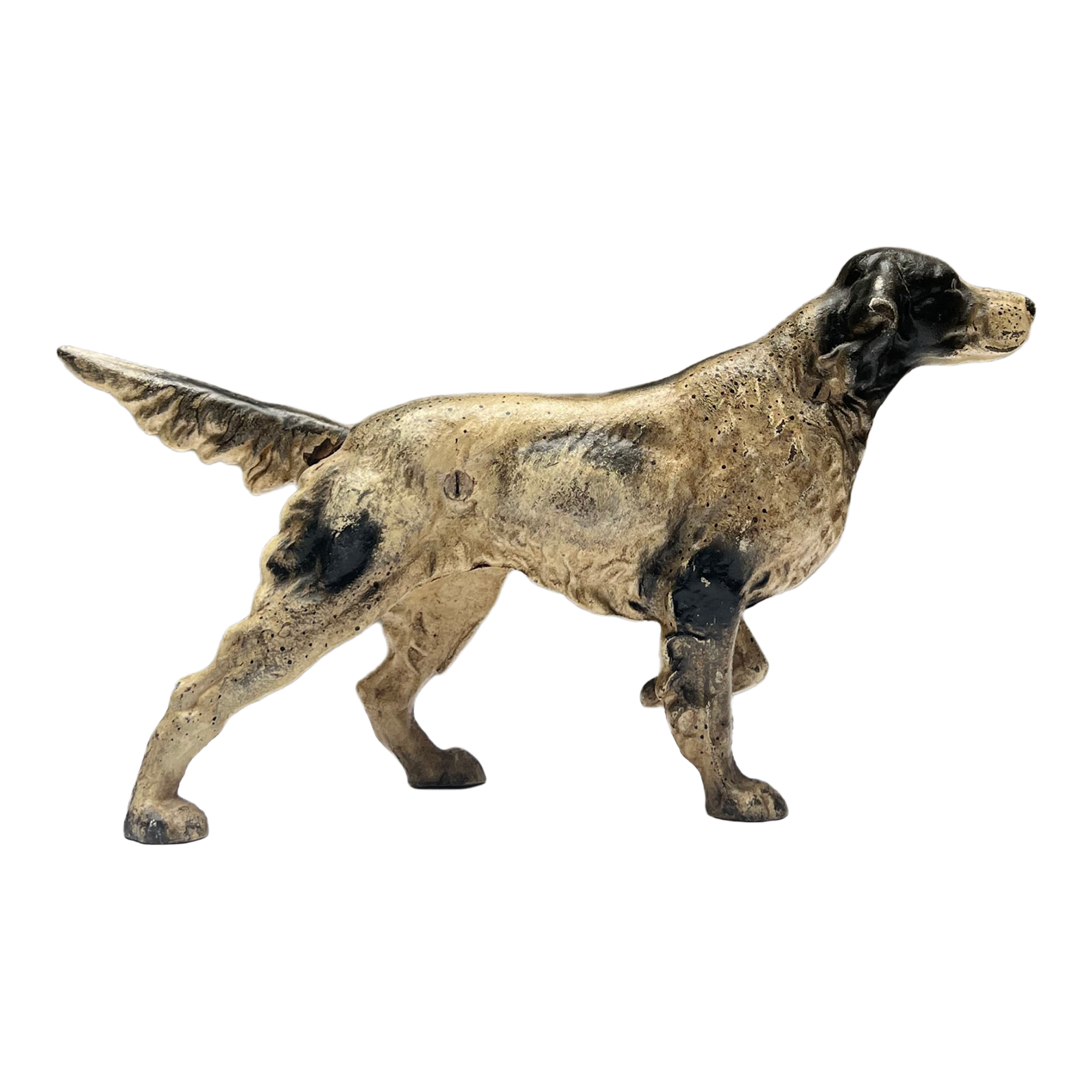 Vintage Cast Iron Dog Doorstop by Hubley Manufacturing C. 19101940