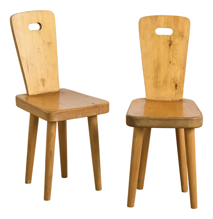 Chairs by Christian Durupt for Meribel, 1960s, Set of 2 | Chairish
