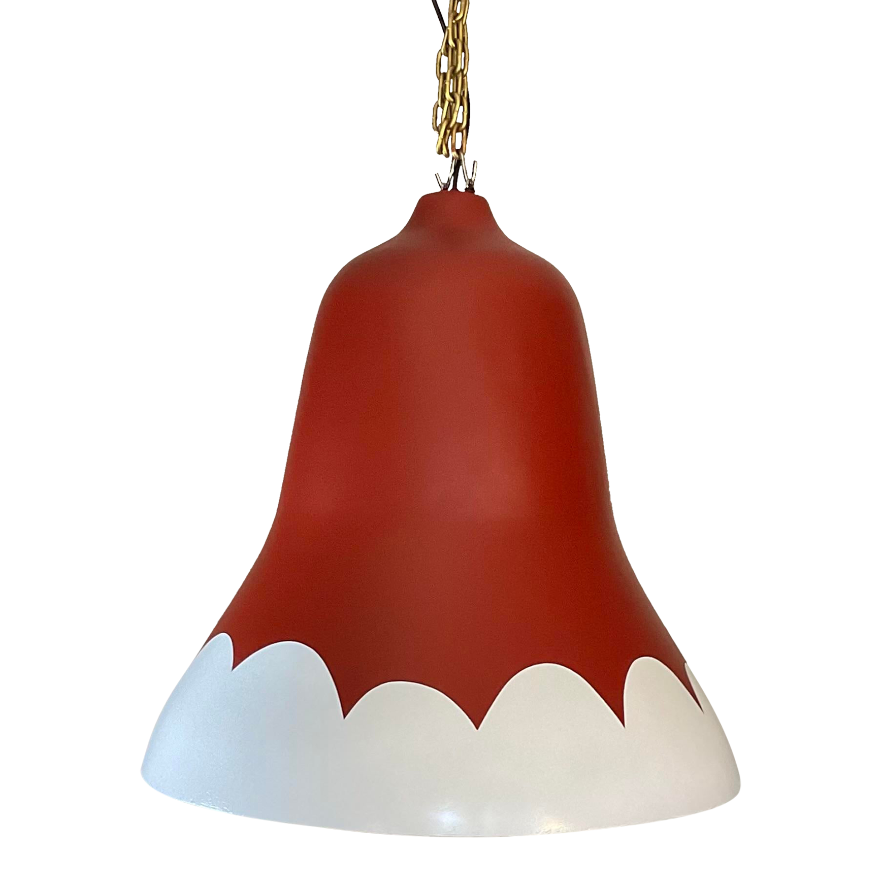 Vintage Christmas Light Monumental Oversized Fiberglass Lighted Bell