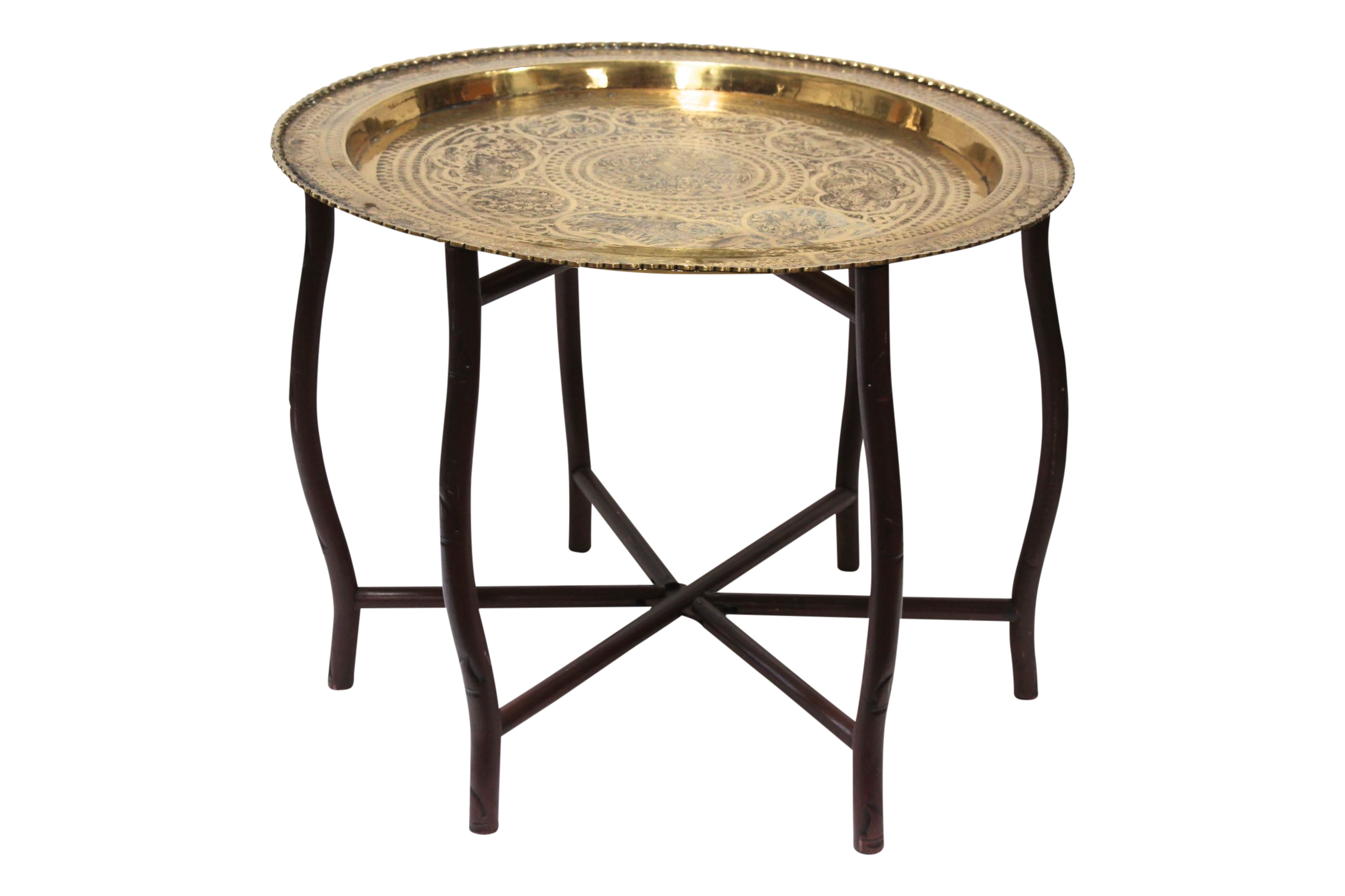 Brass Tray Top Cocktail Table Chairish