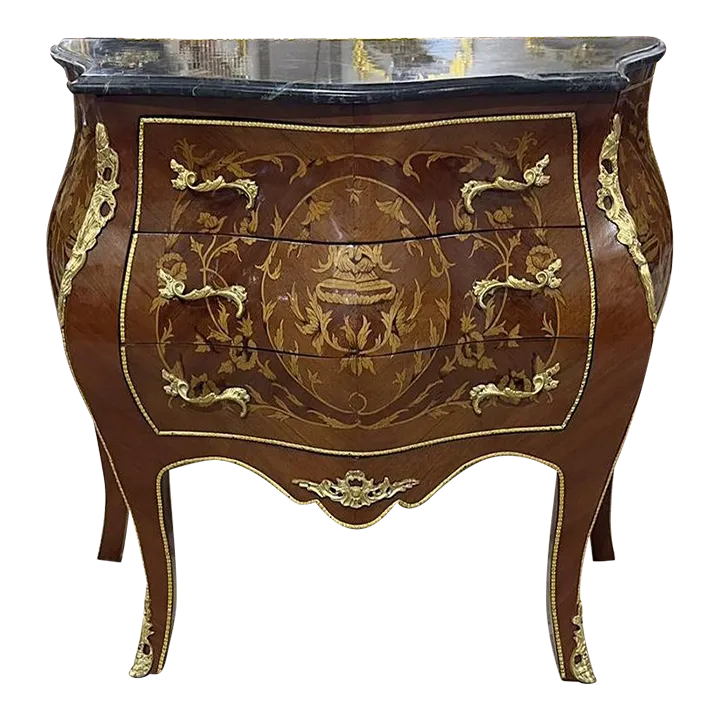 Frecnh Copper Louis XV Style Commode Furniture | Chairish