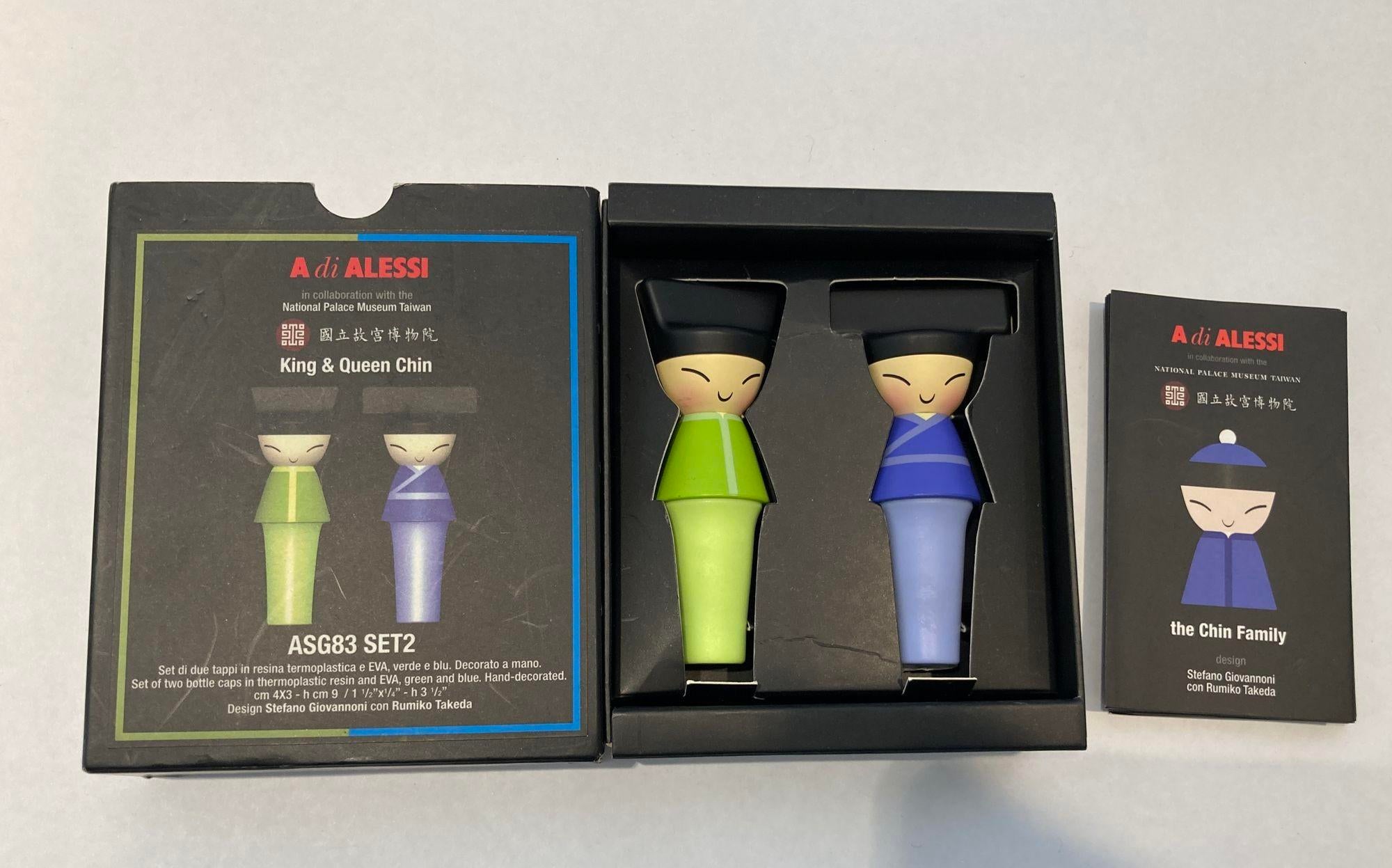 ALESSI アレッシィ & Queen Chin ボトルストッパー ALESSI アレッシィ & Queen Chin ボトルストッパー A Di Alessi