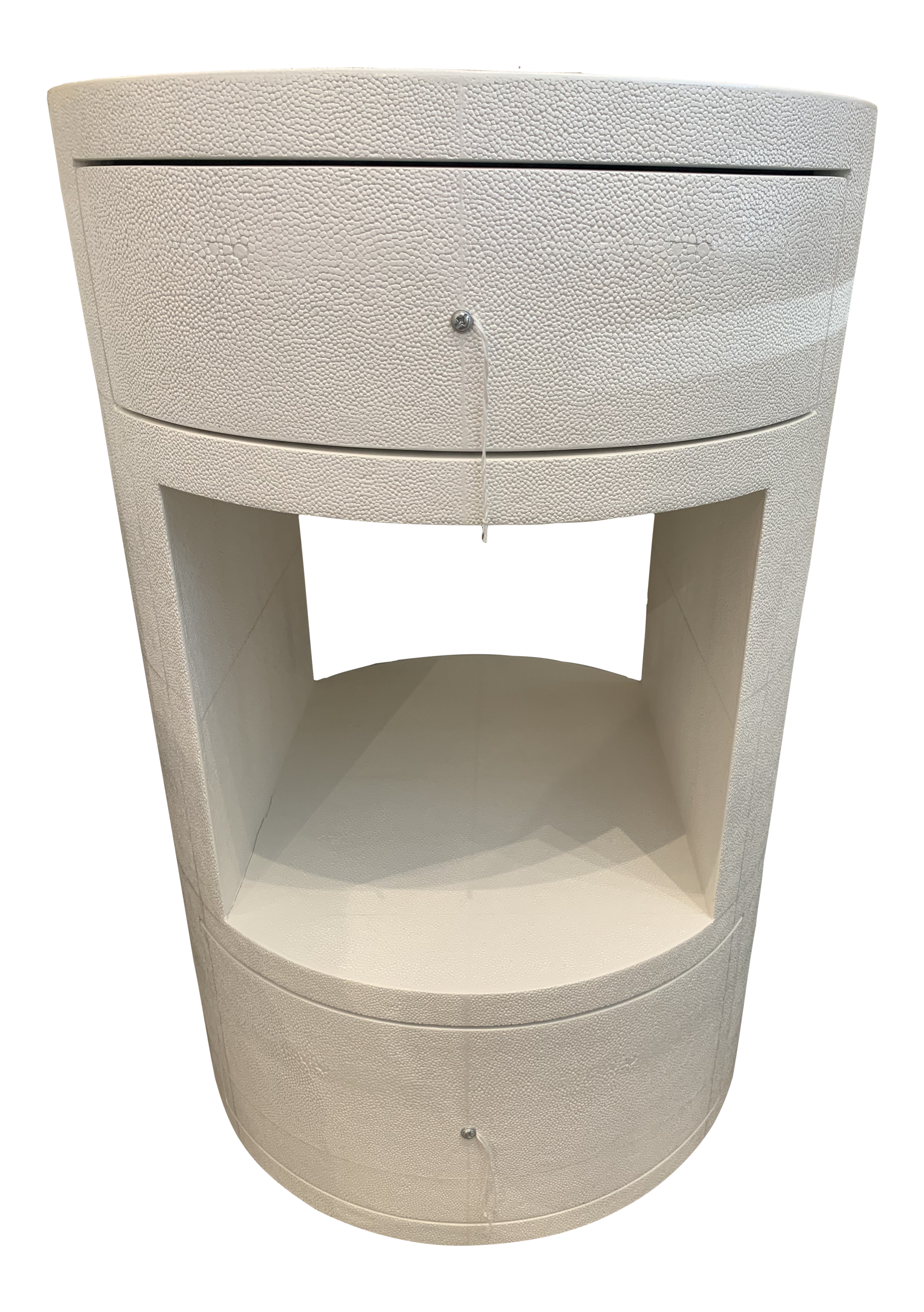 Made Goods Faux Shagreen Nightstand Chairish