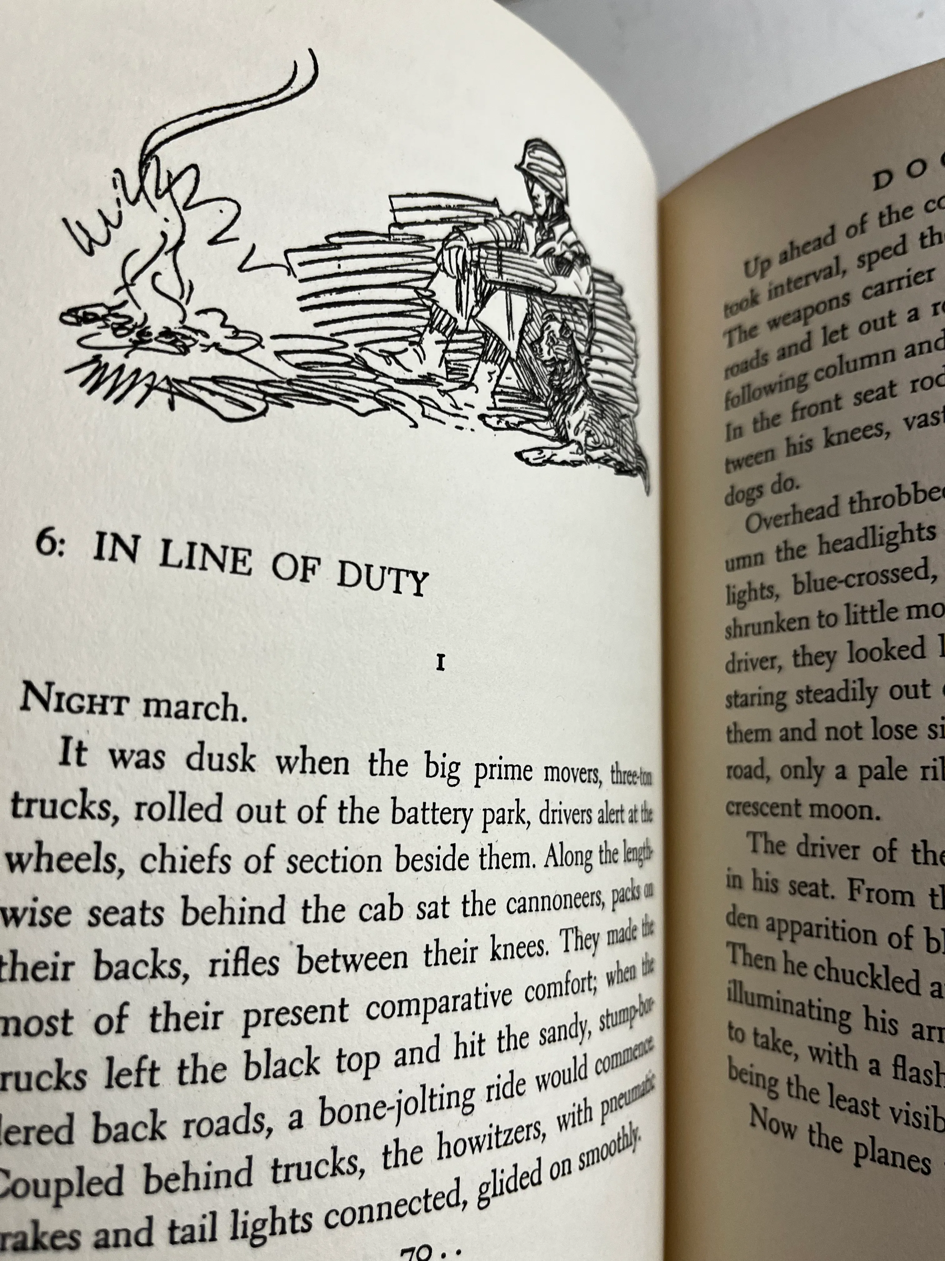 1944 Dog of War Fairfax Downey Book