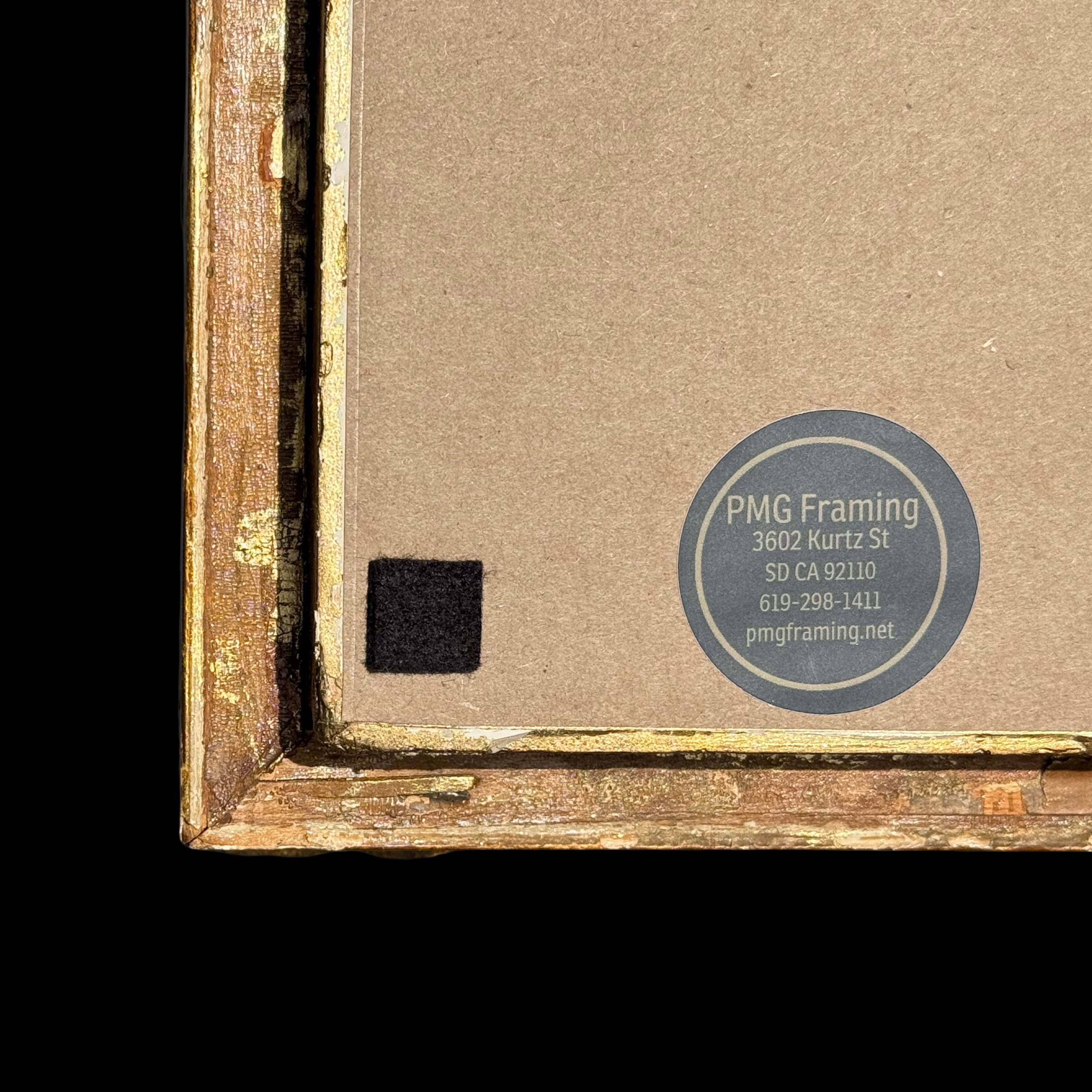 １９世紀A. Carruthers Gould 風景油彩画　証明書付き　縦 19世紀A. Carruthers Gould 風景油彩画 証明書付き 縦