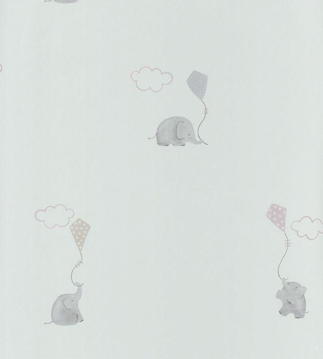 Elephants Wallpaper by Casadeco Nursery Wallpaper Chairish