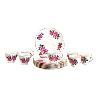 SALE‼️REGINA ROMANTICO VINTAGE REGINA R.C.R. CO. PORCELAIN PLATES FLOWER DESIGN