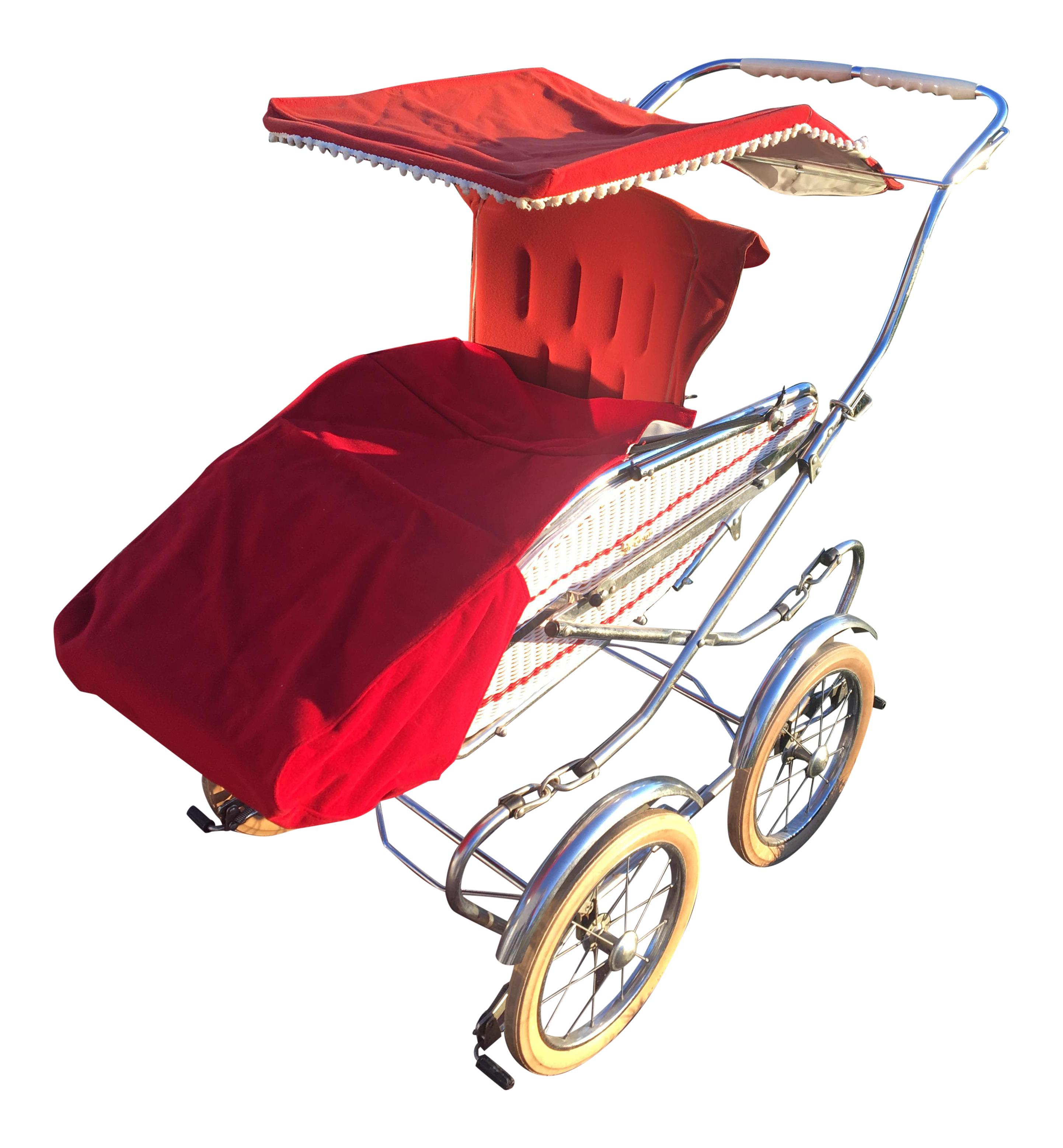 1970's vintage perego baby carriage
