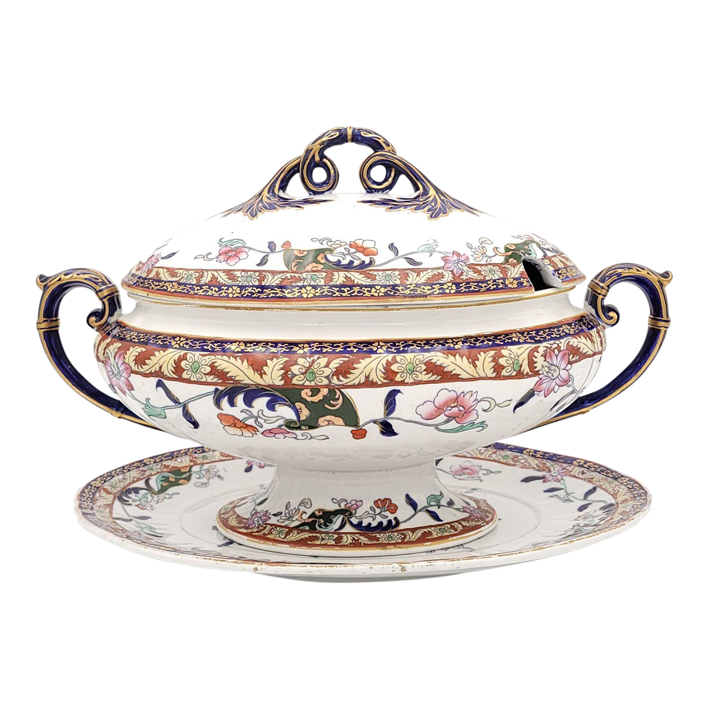 Ashworth Ironstone Tureen and Underplate, England Circa 1870 Chairish