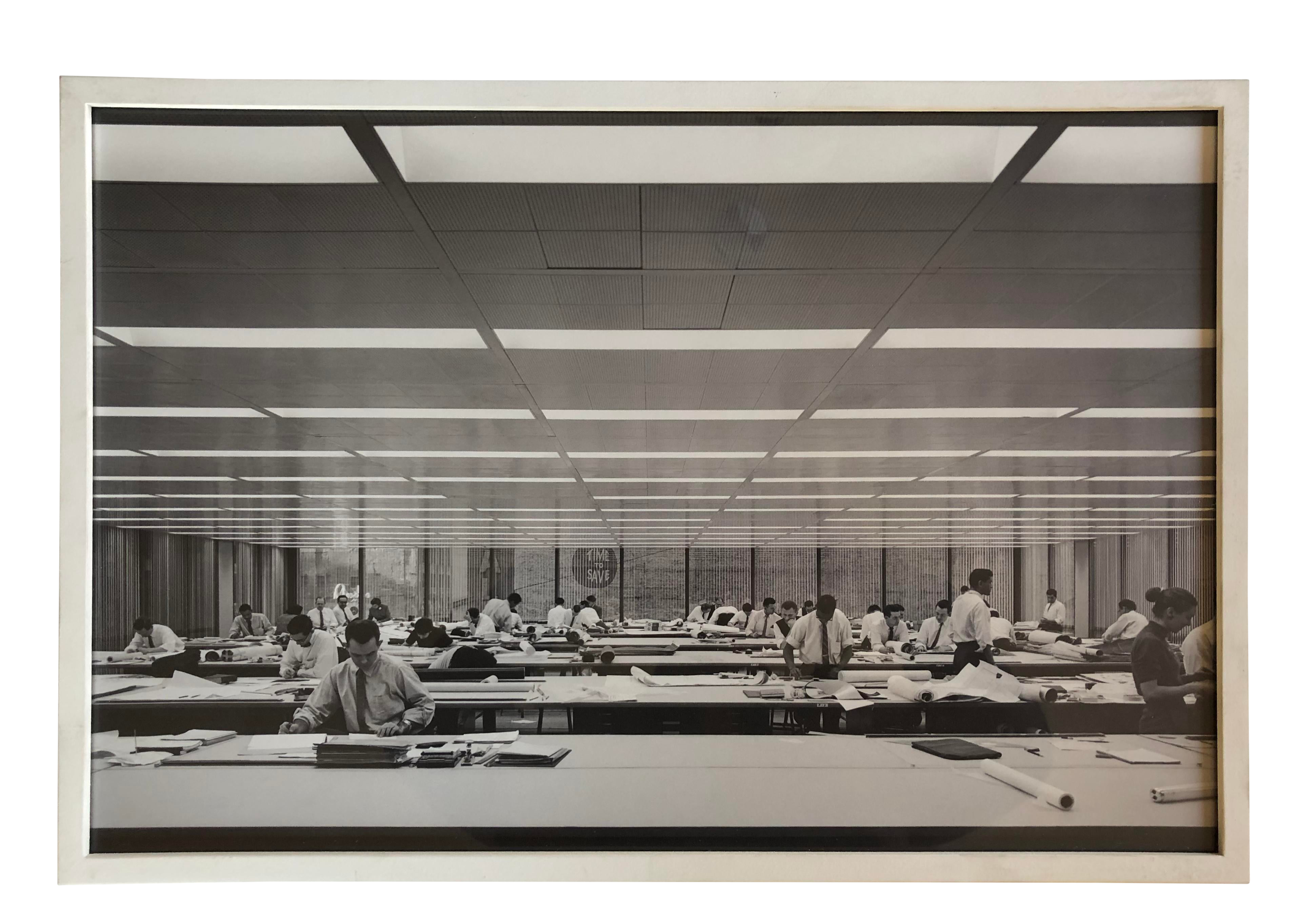 Vintage Wall Art Photo Chicago S Inland Steel Interior Chairish