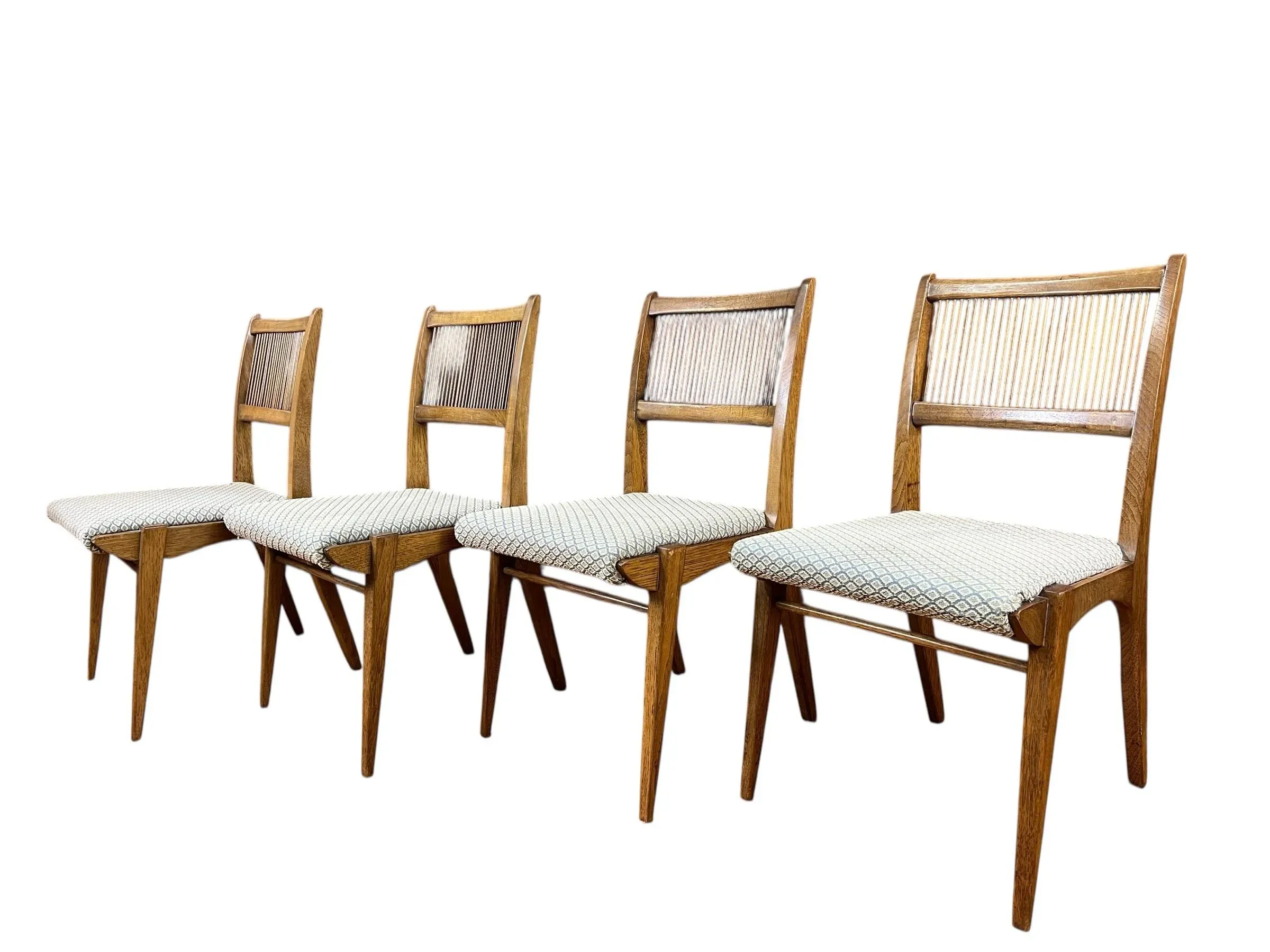 Mid Century John Van Koert for Drexel Profile Dining Chairs Chairish