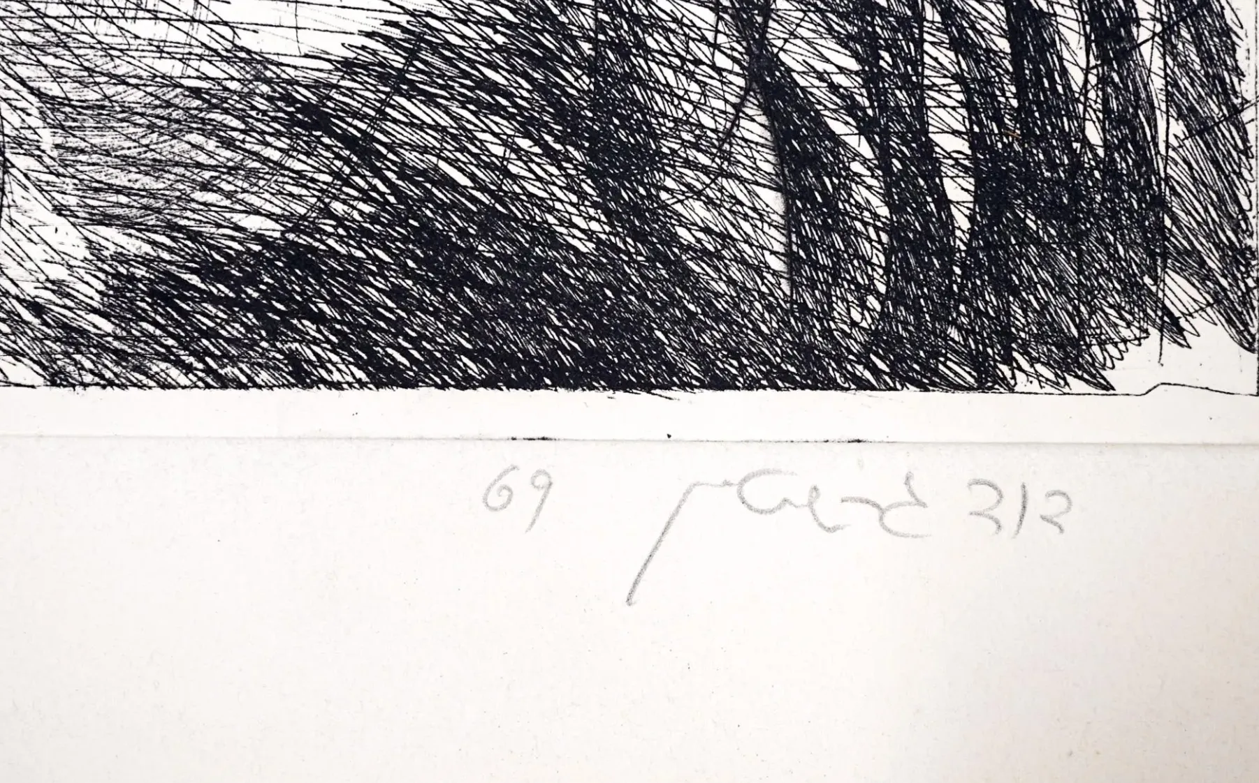 1969 David Gerstein Modern Etching