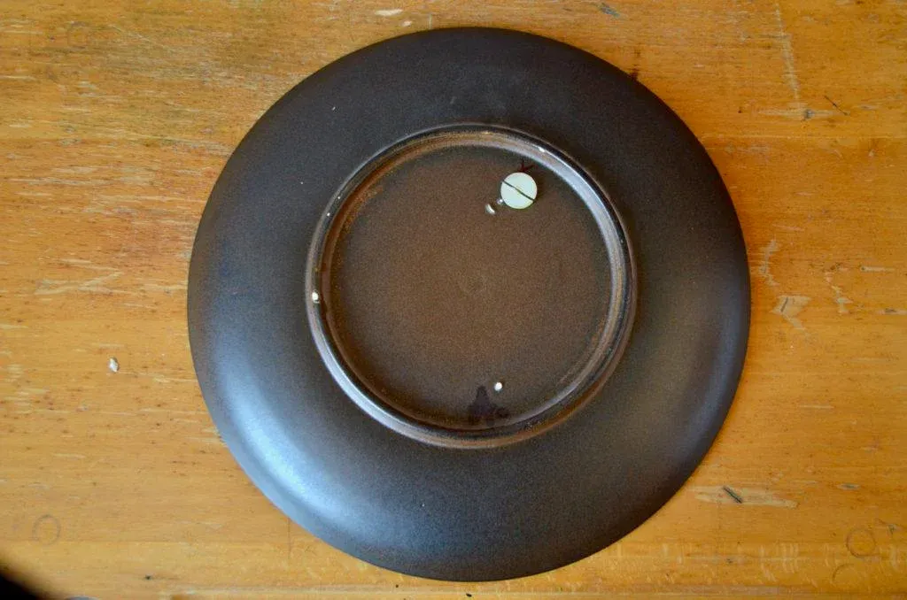 Fat Lava Mural Ceramic Plate, 1970s