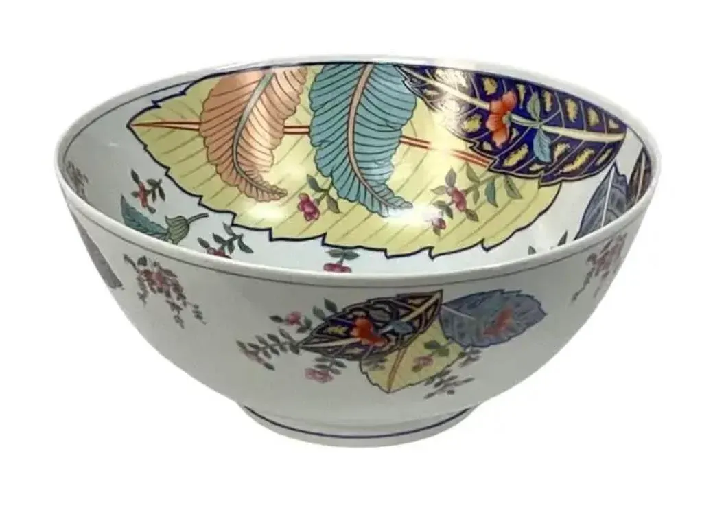 Tobacco Leaf 10 Inch Bowl by Seymour Mann