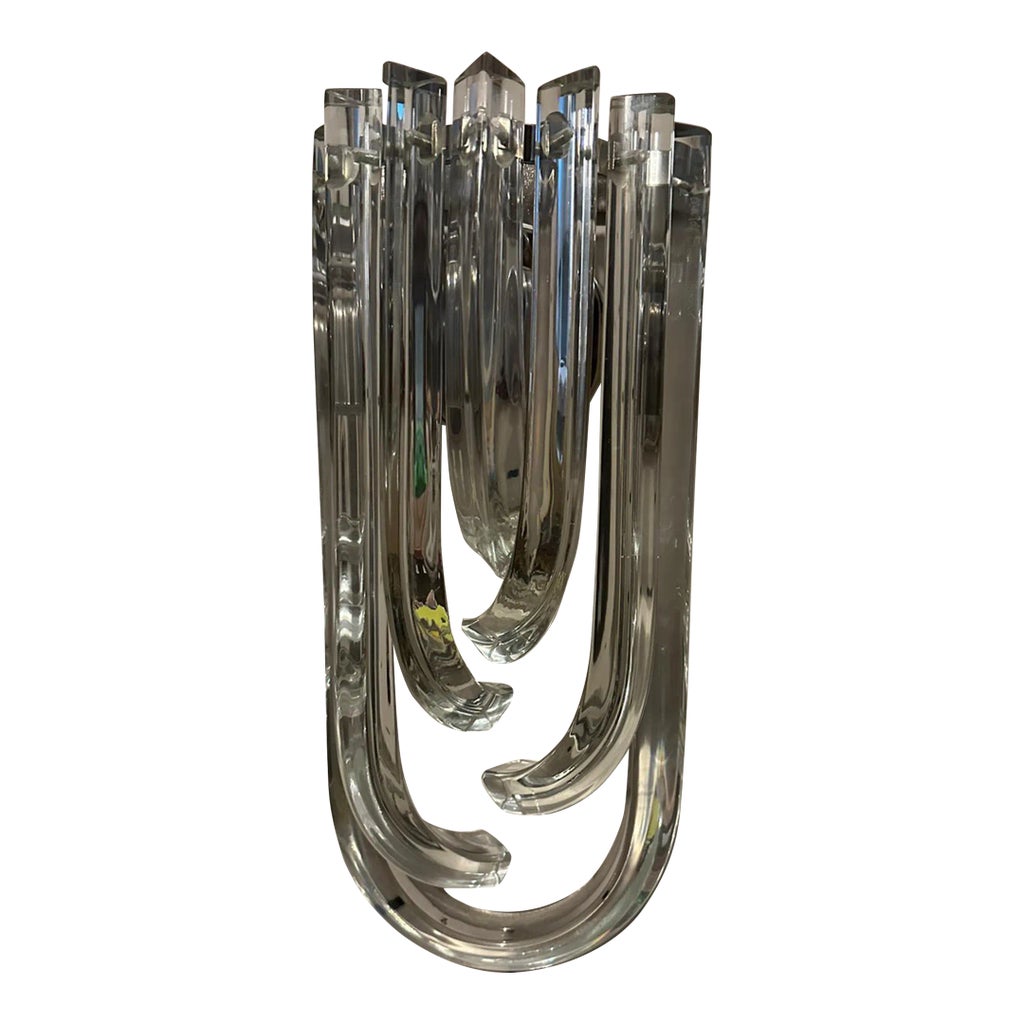 Original Venini Vintage Sconce, With Sign | Chairish