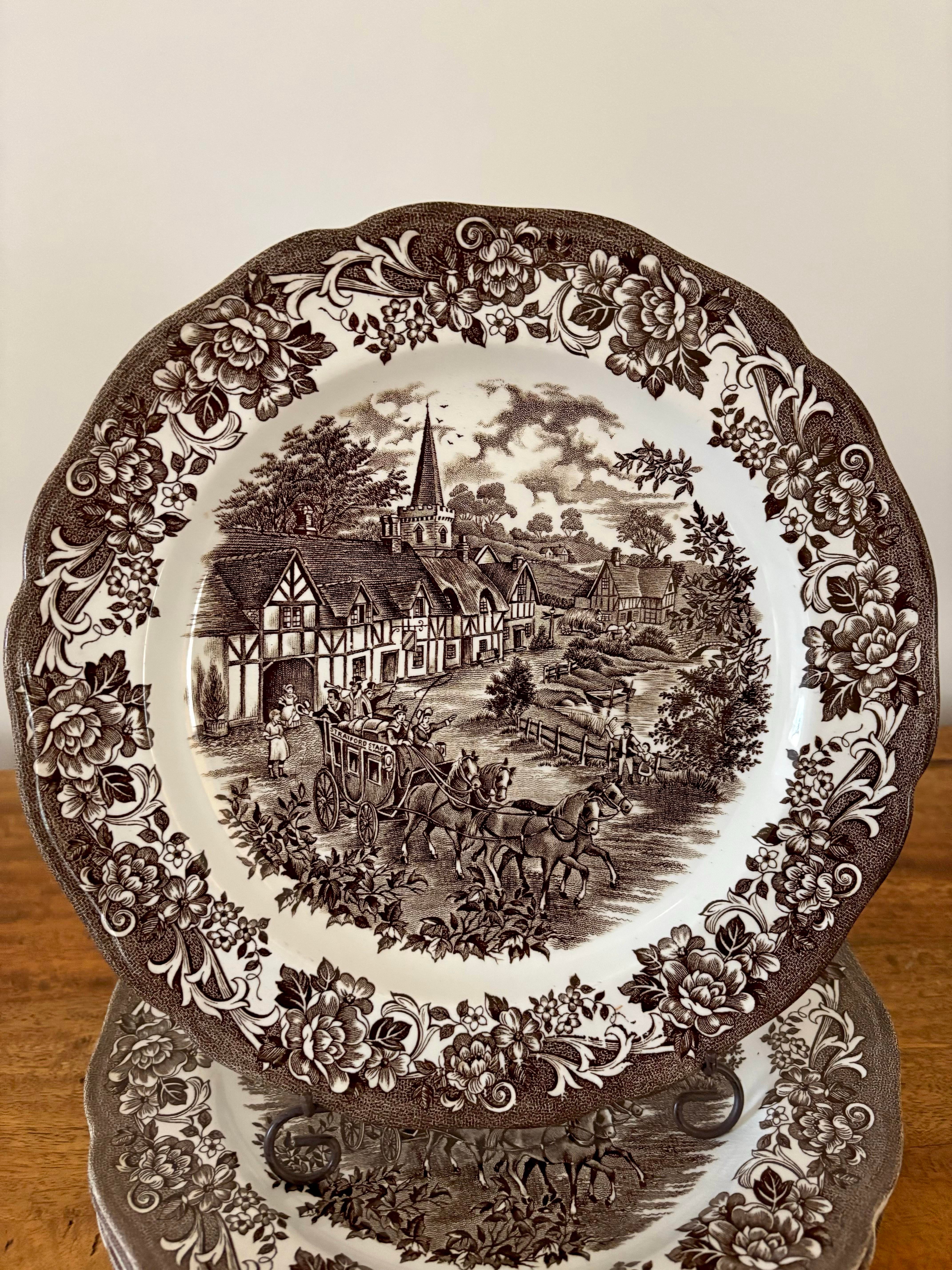 Serving Plate Fendi Dinner Plates Traditional Dinnerware