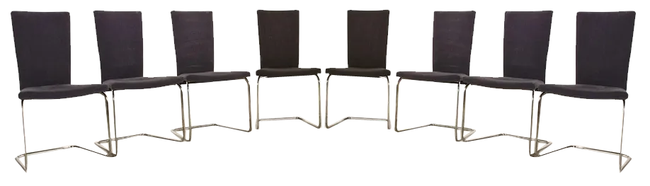 B20 Fabric Cantilever Chairs from Tecta, Set of 8