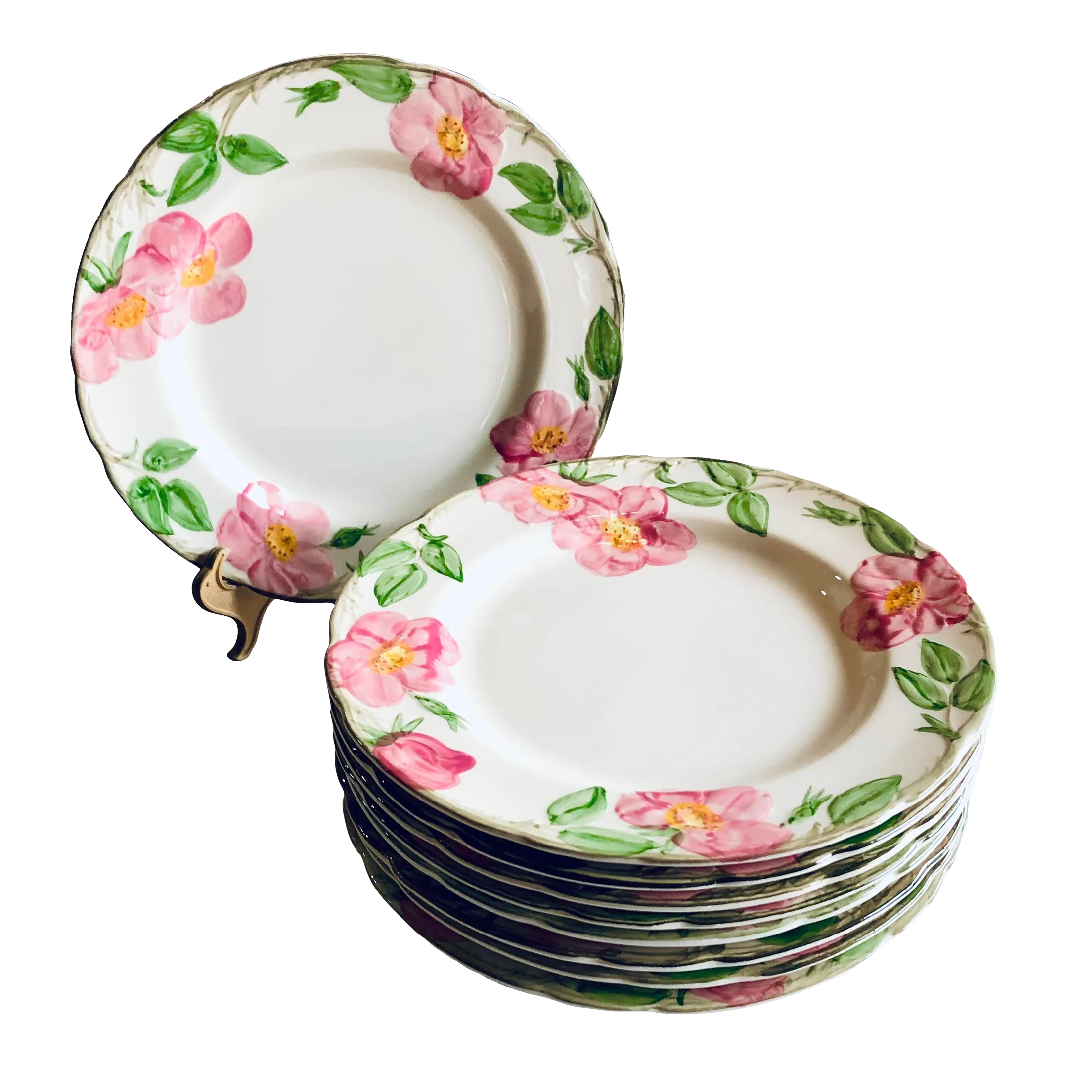 Franciscan Rose Pattern 皿とピッチャーセット Vintage Franciscan China Dinnerware | Chairish