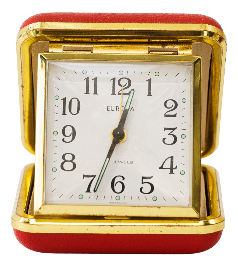 Travel Alarm Clock, Europe, 1950s | Chairish