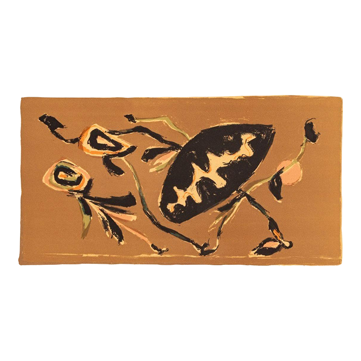 Manfred Schwartz Oriental Kites II in Brown Litho