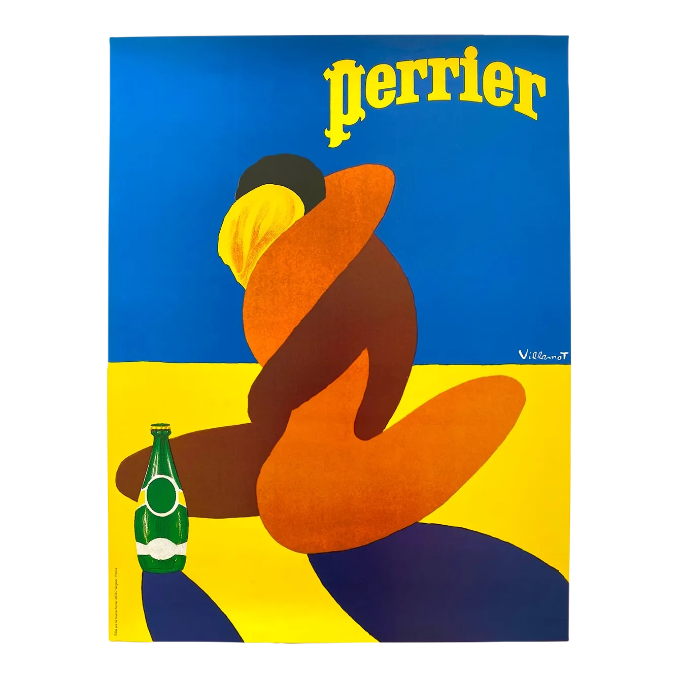 Perrier ヴィンテージ　アートポスター　ペリエ bernard-villemot-vintage-1980s