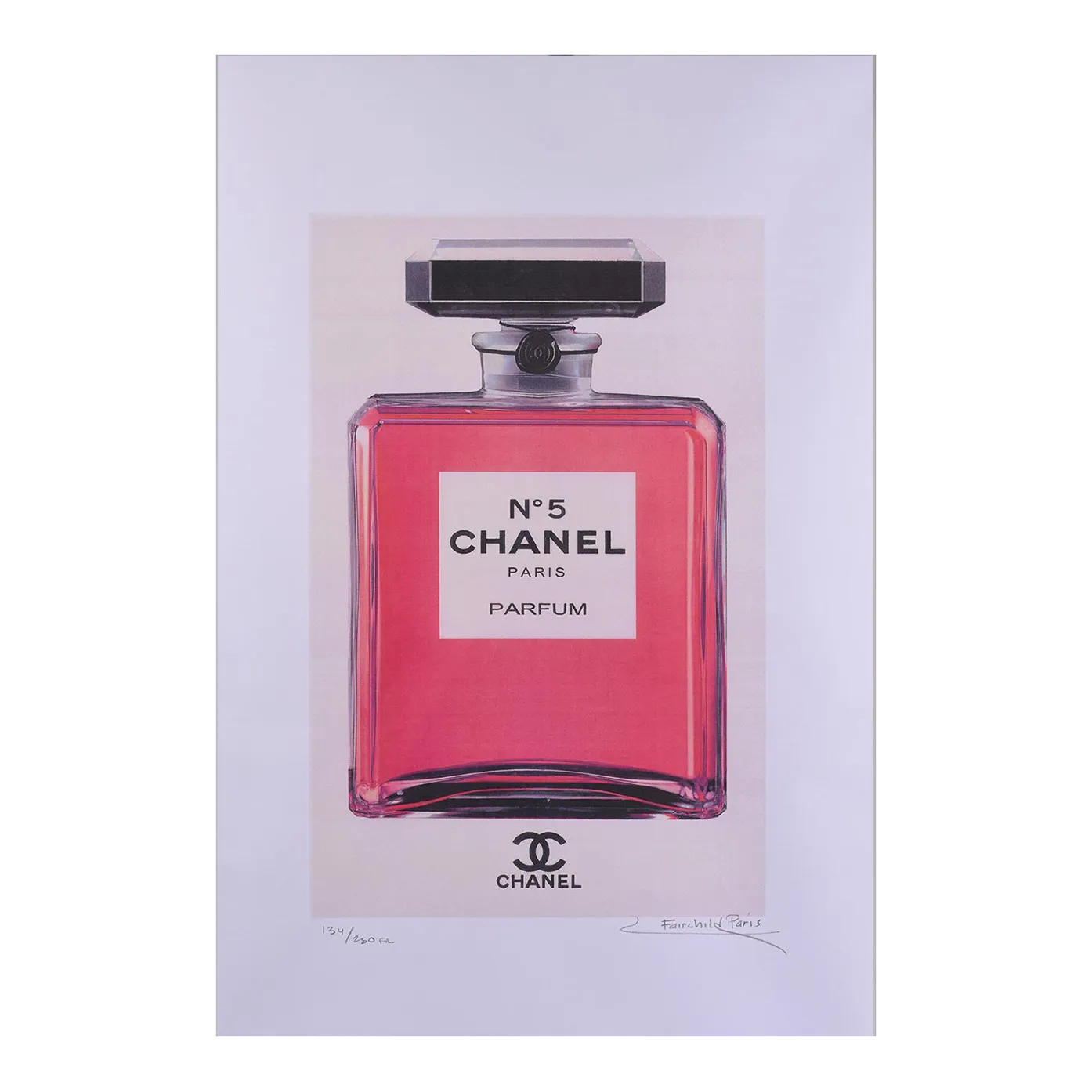 Chanel No.5 Perfume Print By Fairchild Paris LE 17/25 | eBay