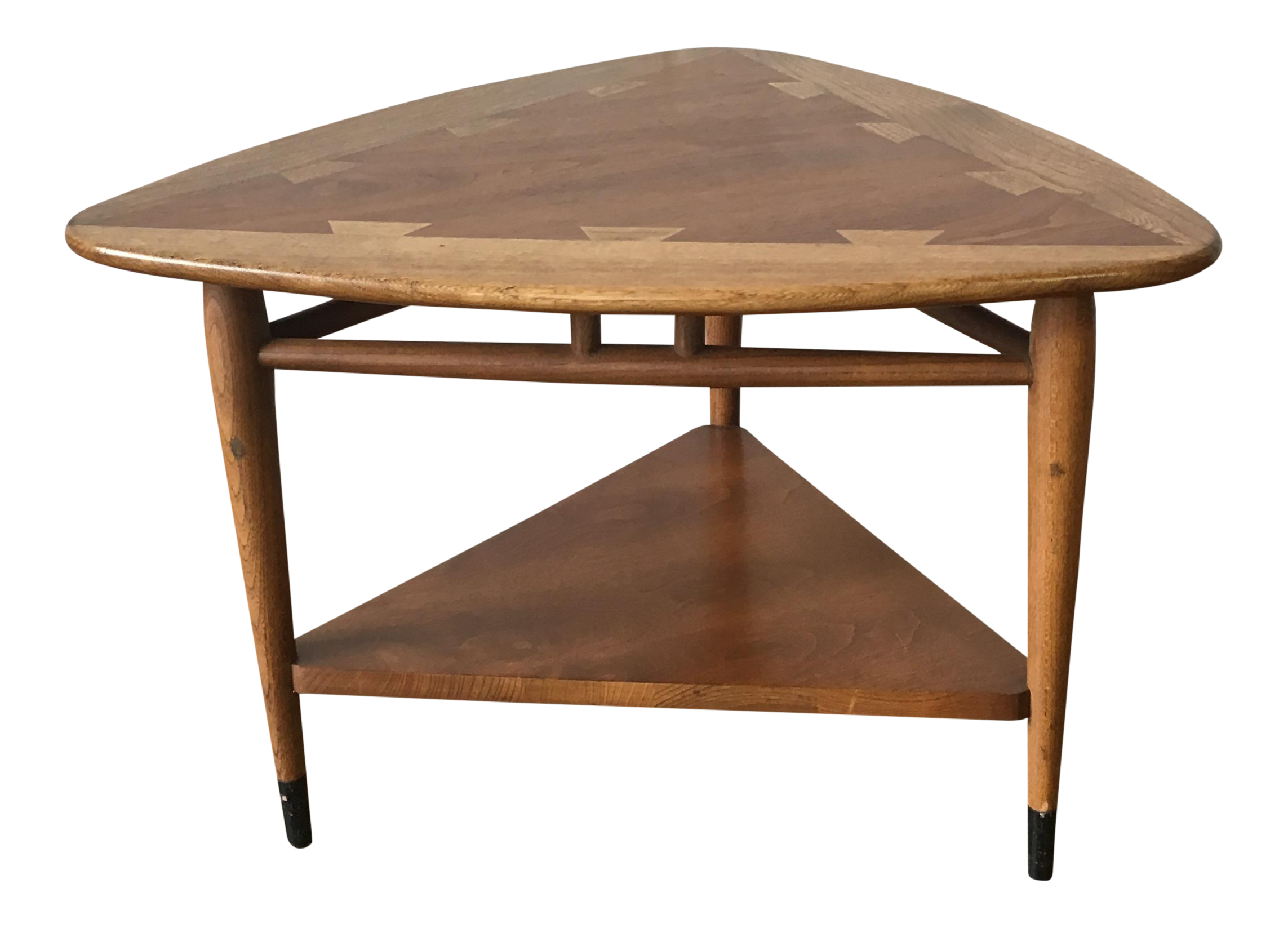 Lane "Triangle" Teak Side Table Chairish