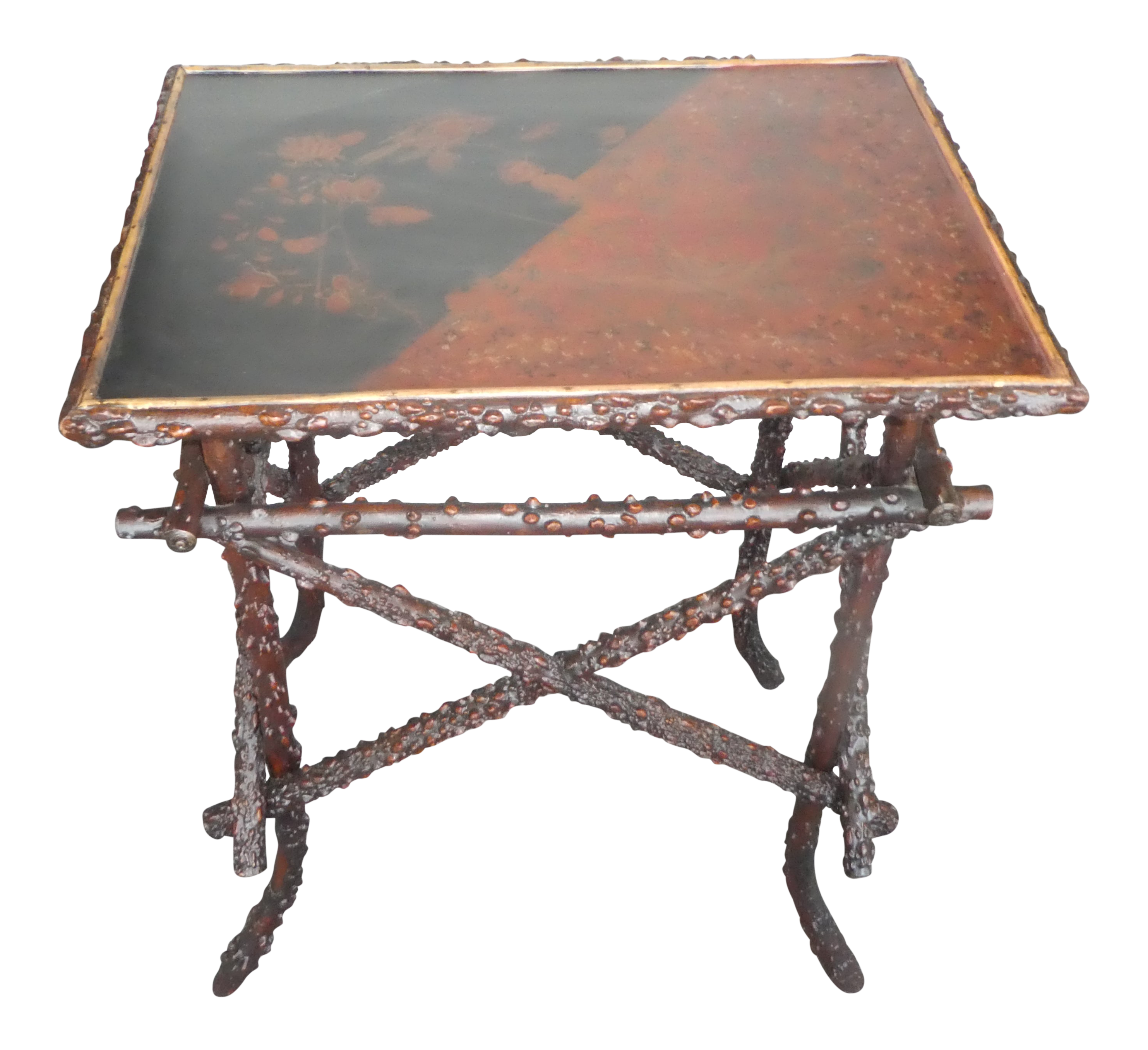 19th Century English Japanned Side Table Chairish