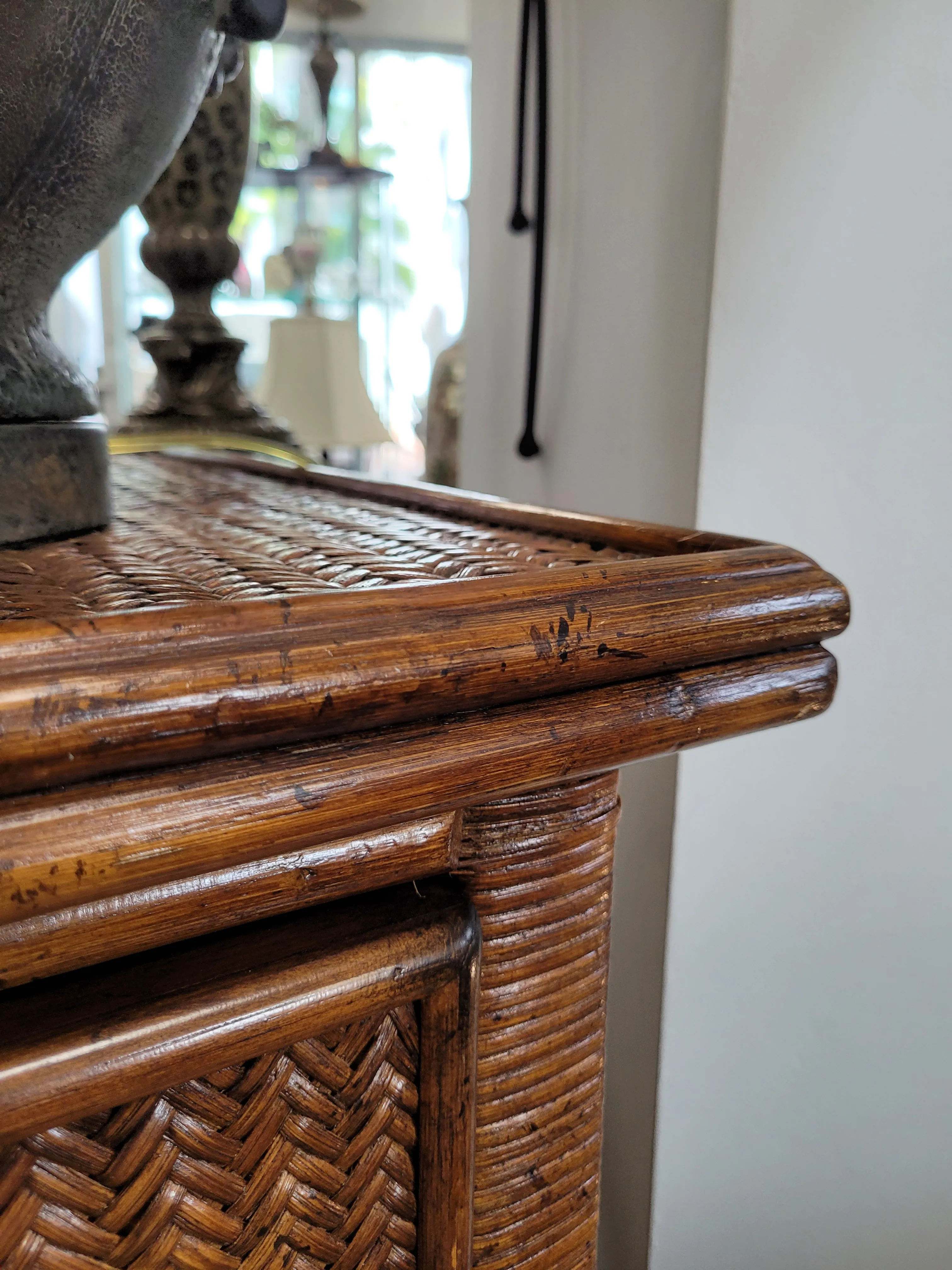 Tommy Bahama Woven Reed Sideboard/Credenza Chairish