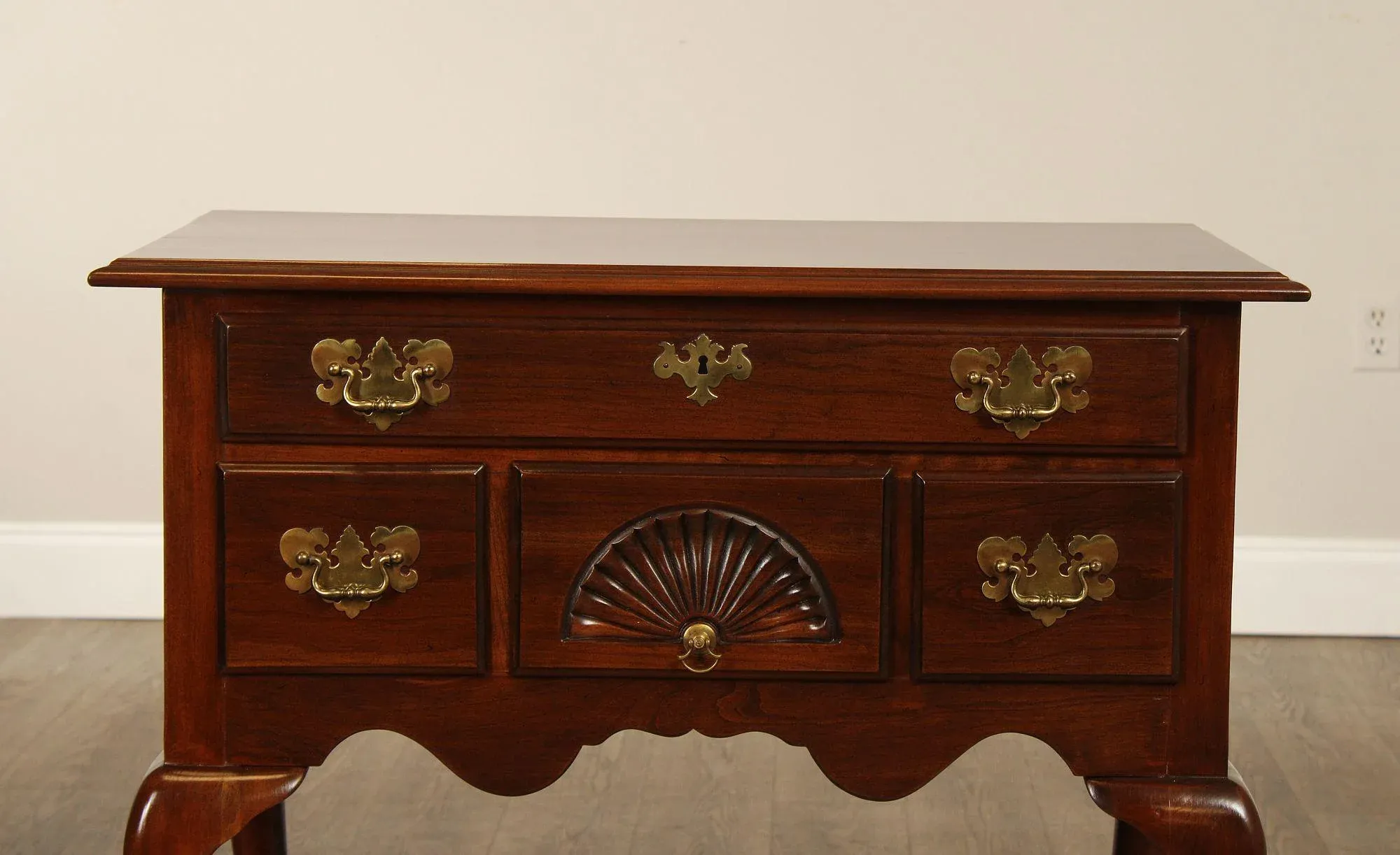 Harden Queen Anne Style Cherry Lowboy