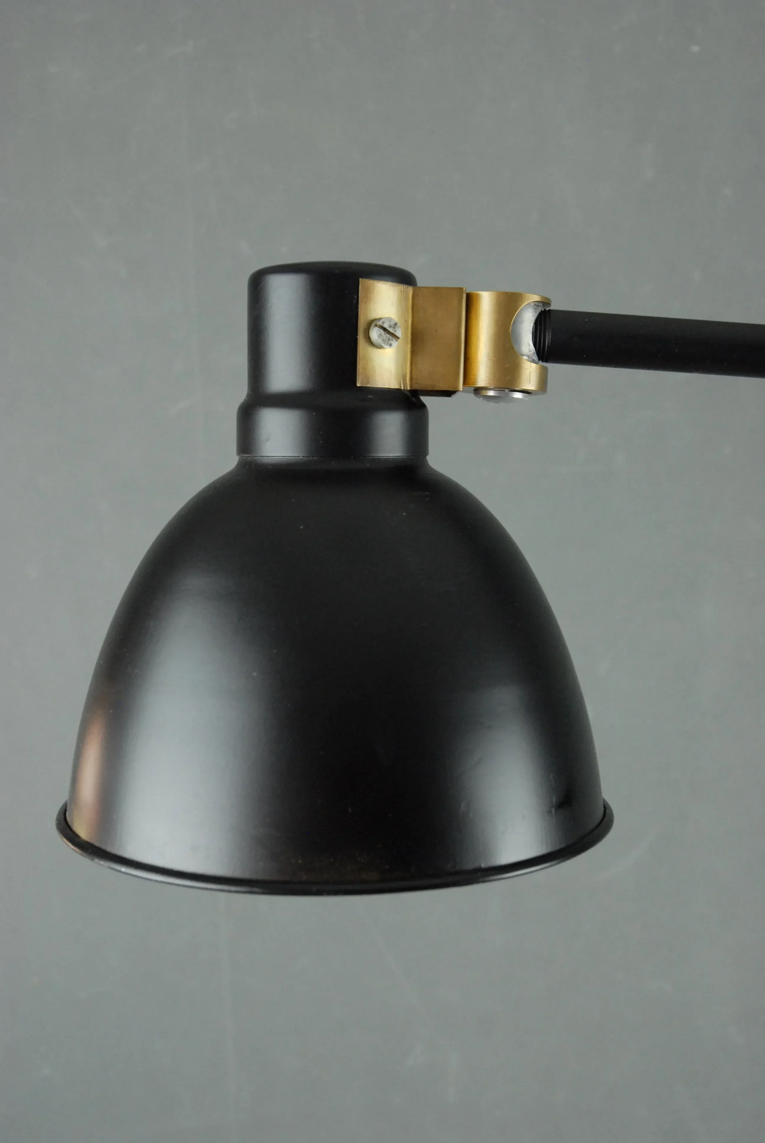 Task Lamp or Clamp Table Light by Peter Behrens for AEG, 1920s, Germany