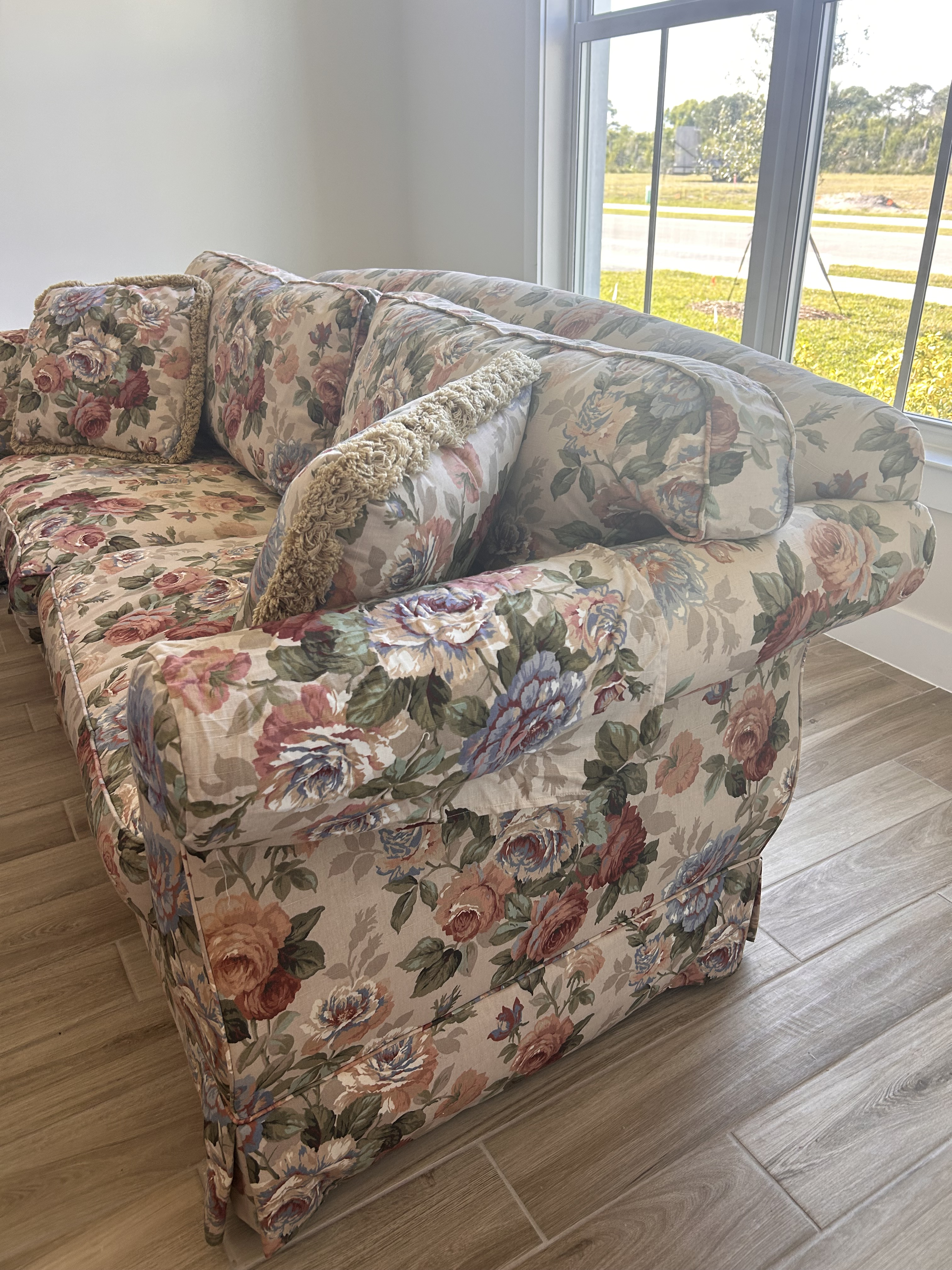 1990s Drexel Heritage Floral Sofa | Chairish