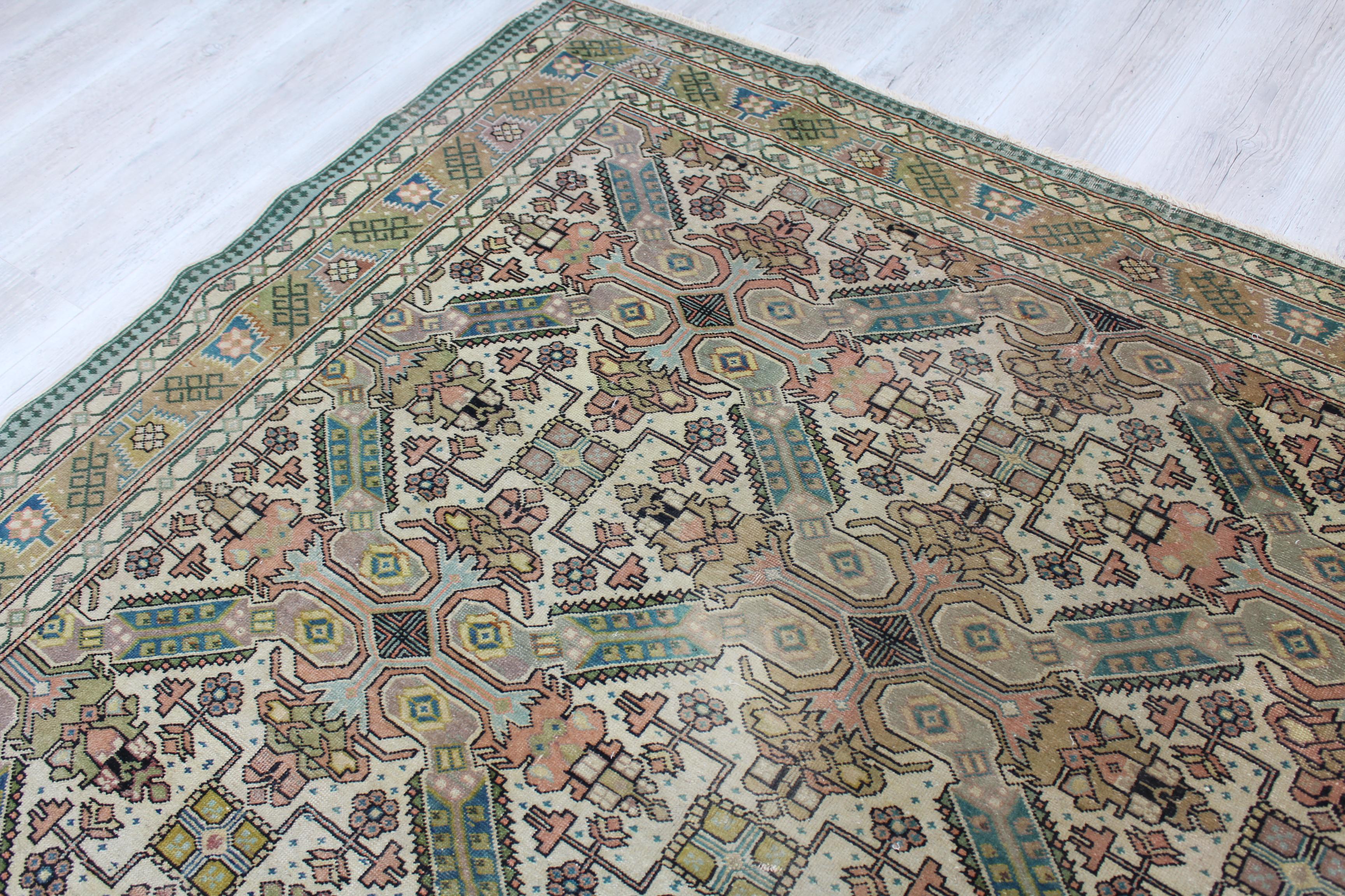 専用になりました　113×204 ViNTAGE TURKiSH RUG 113 Vintage Turkish Rug 3'1”x4'9