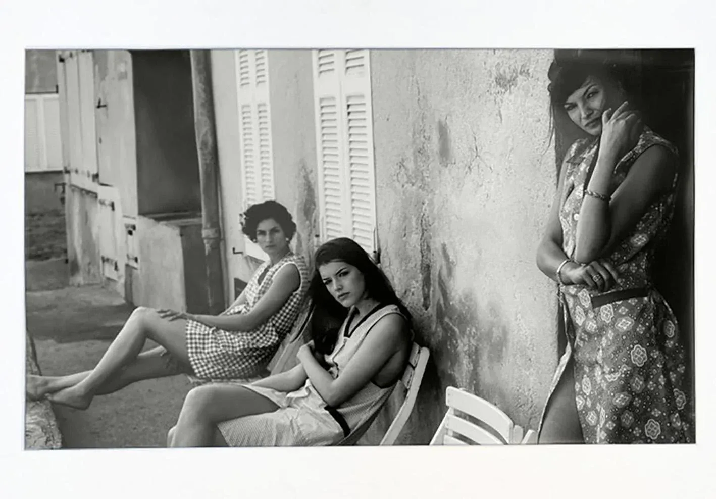 Alain Daussin, Trois filles Saint Tropez, 2002, Silver Print
