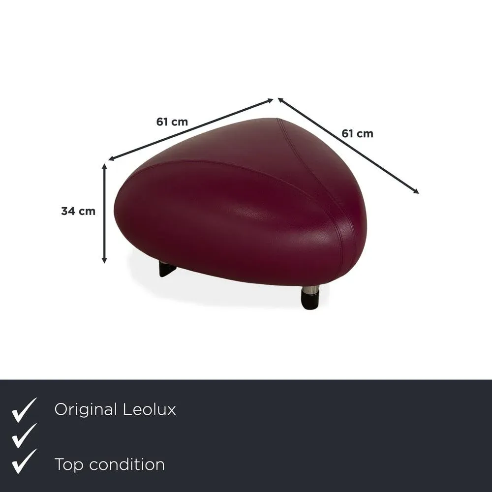 Retro Monchhichi Plush KeychainSpace Age Pallone Leather Stool from Leolux