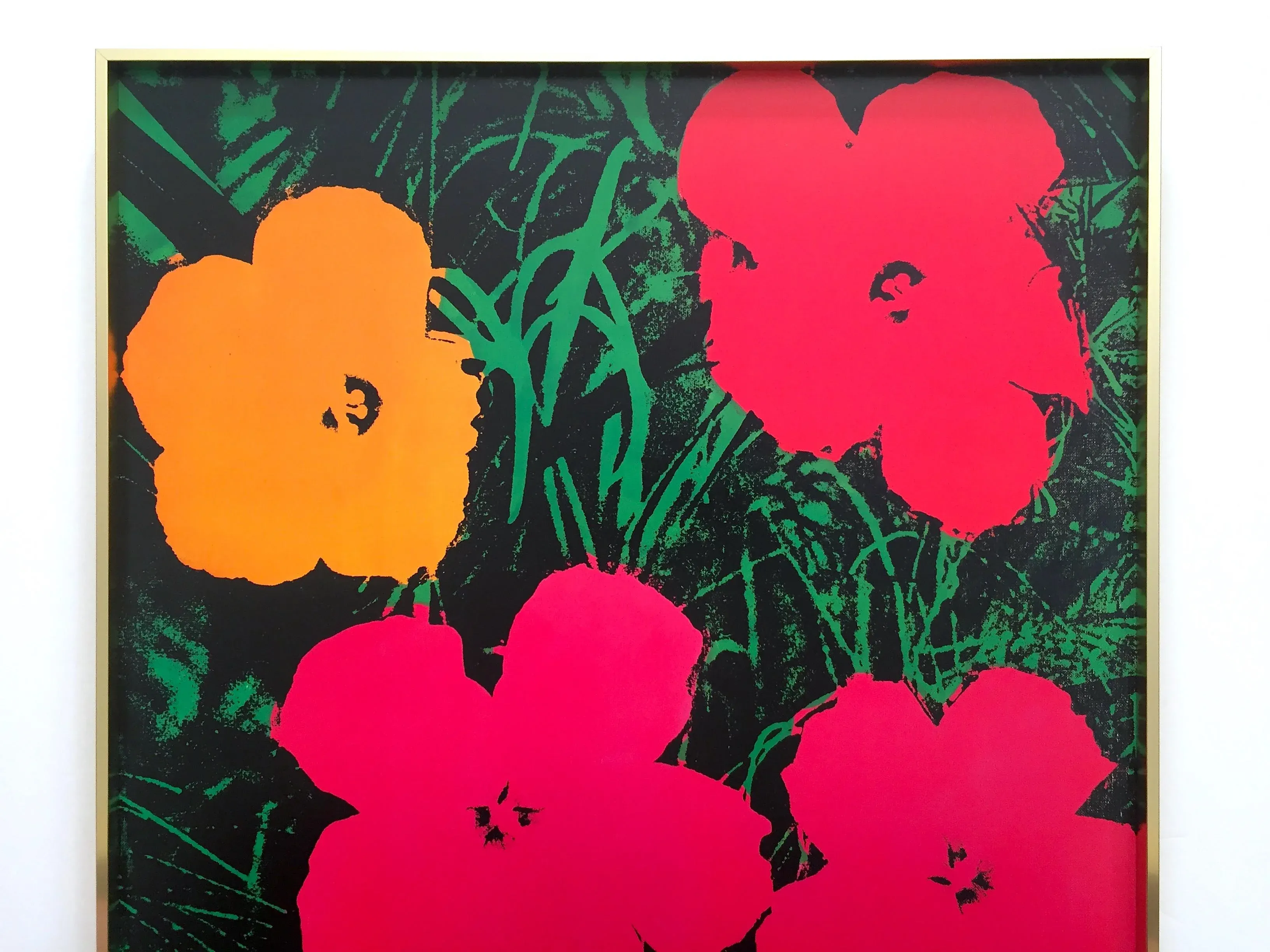 Andy Warhol Foundation Vintage 1993 Lithograph Print Framed Pop